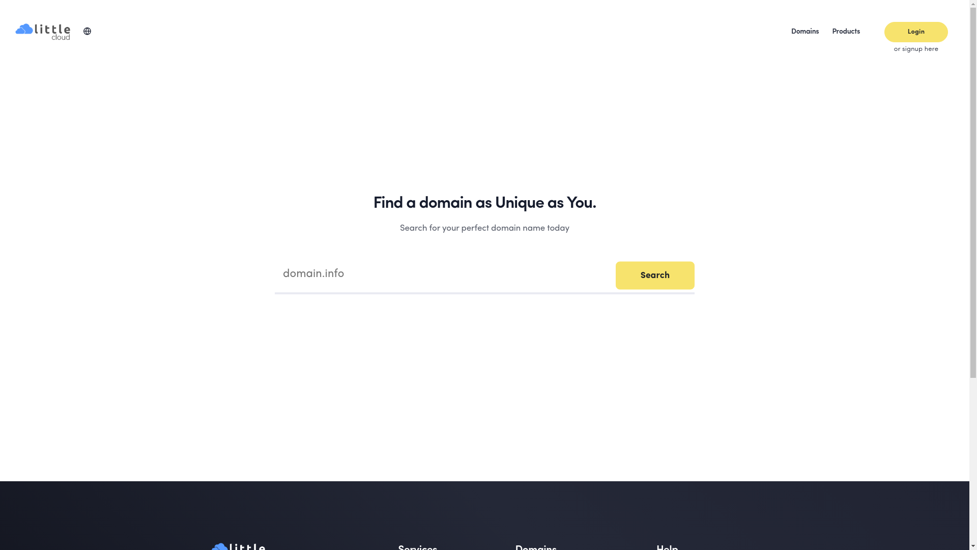 website screenshot of https://little-domains.pages.dev/