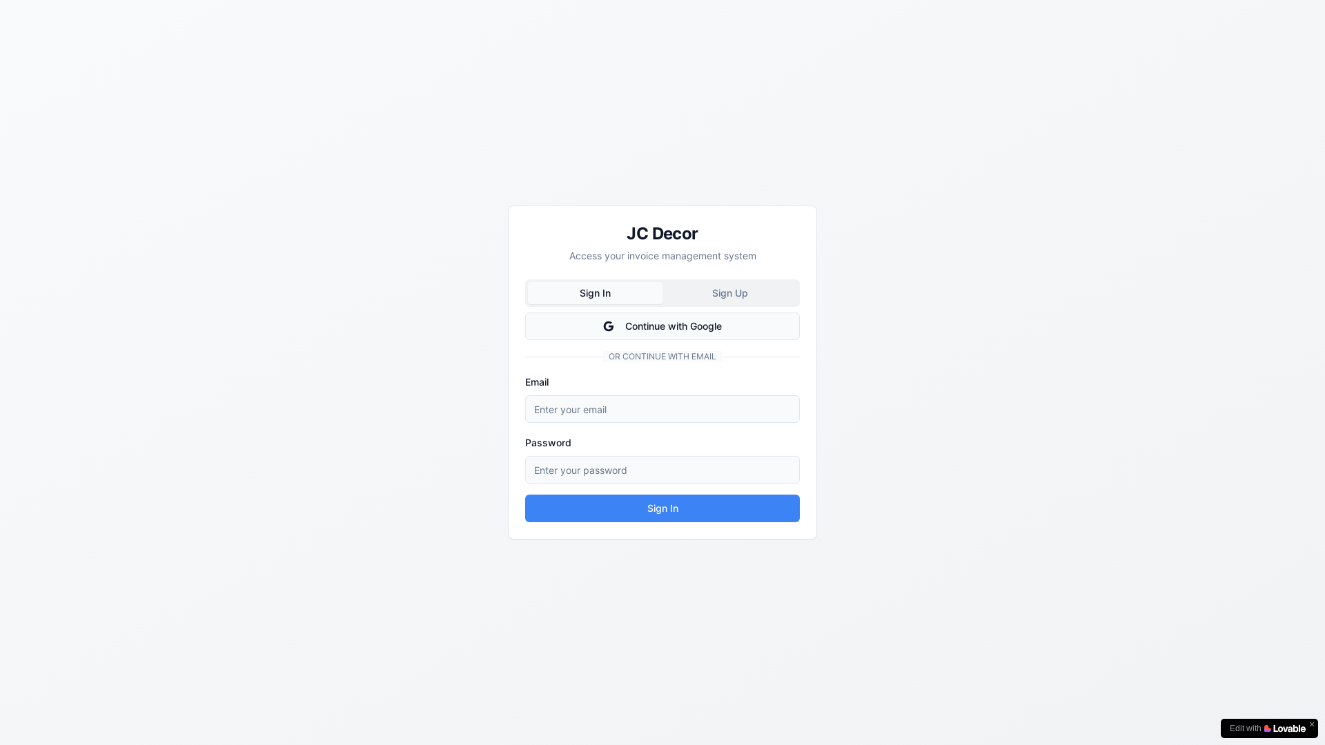 website screenshot of https://jcdecor.xyz/