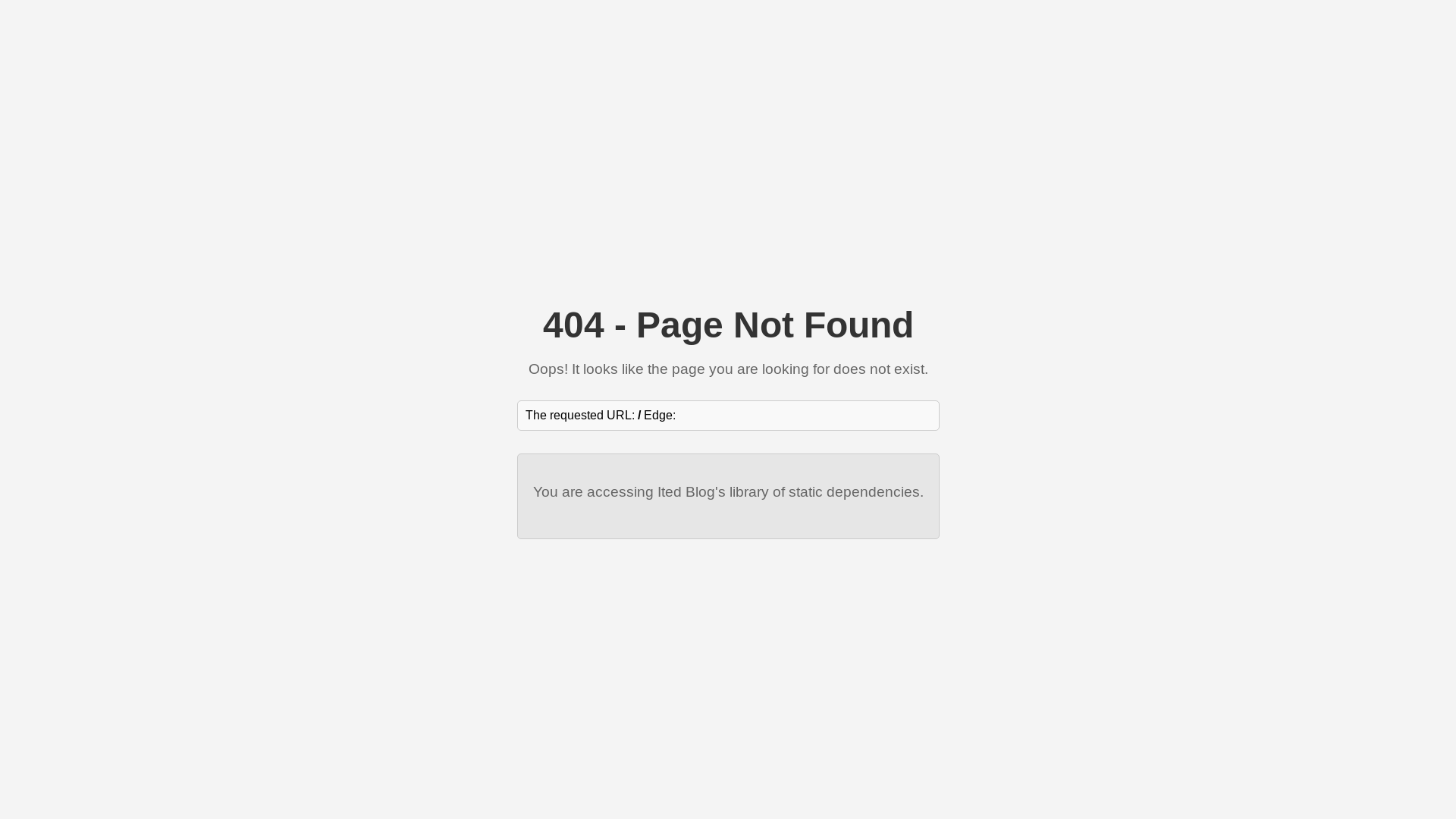 website screenshot of https://itedblog-static.pages.dev/