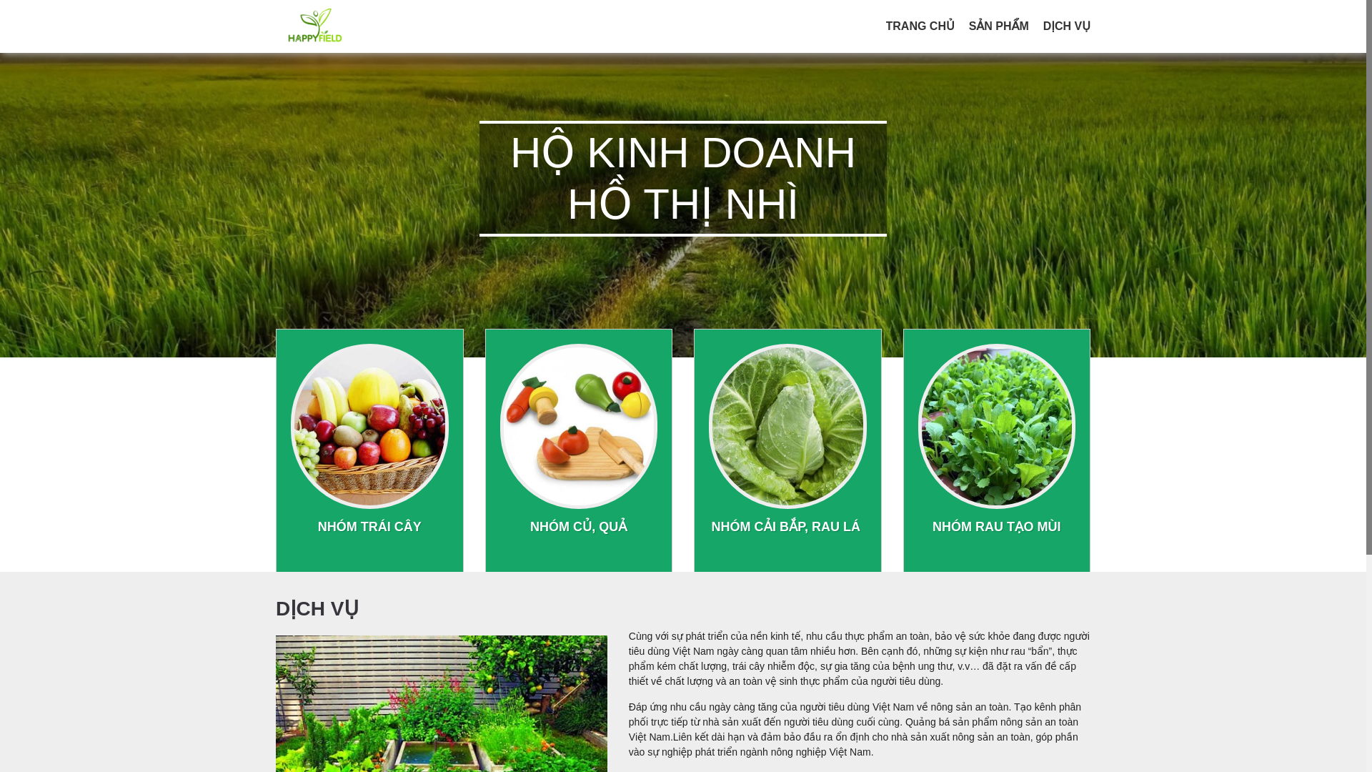website screenshot of https://cuahangrauthinhi.biz.vn/