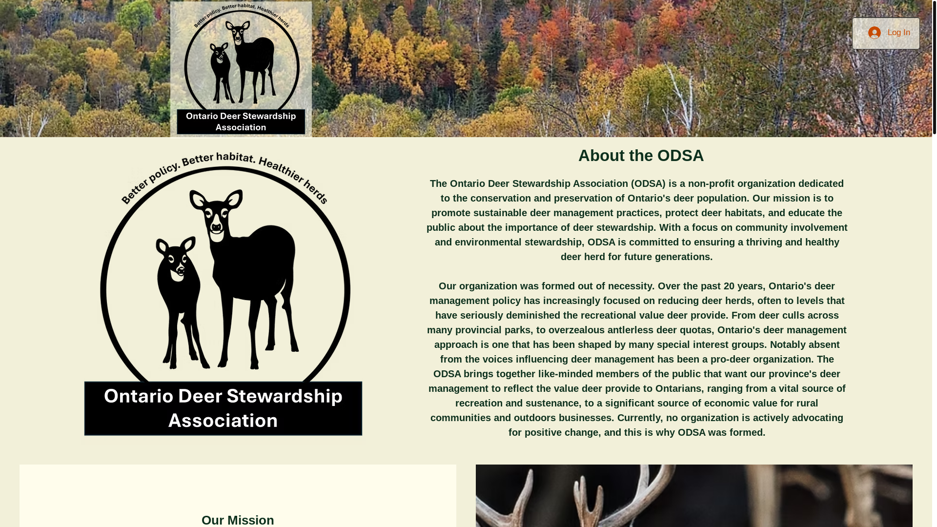 website screenshot of https://deerstewards.com/