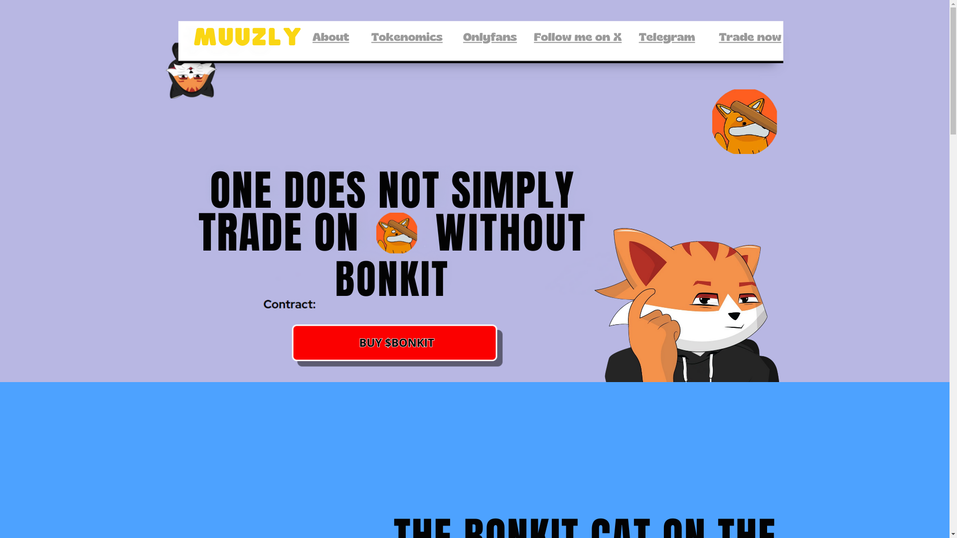 website screenshot of https://orangethiefcat.fun/