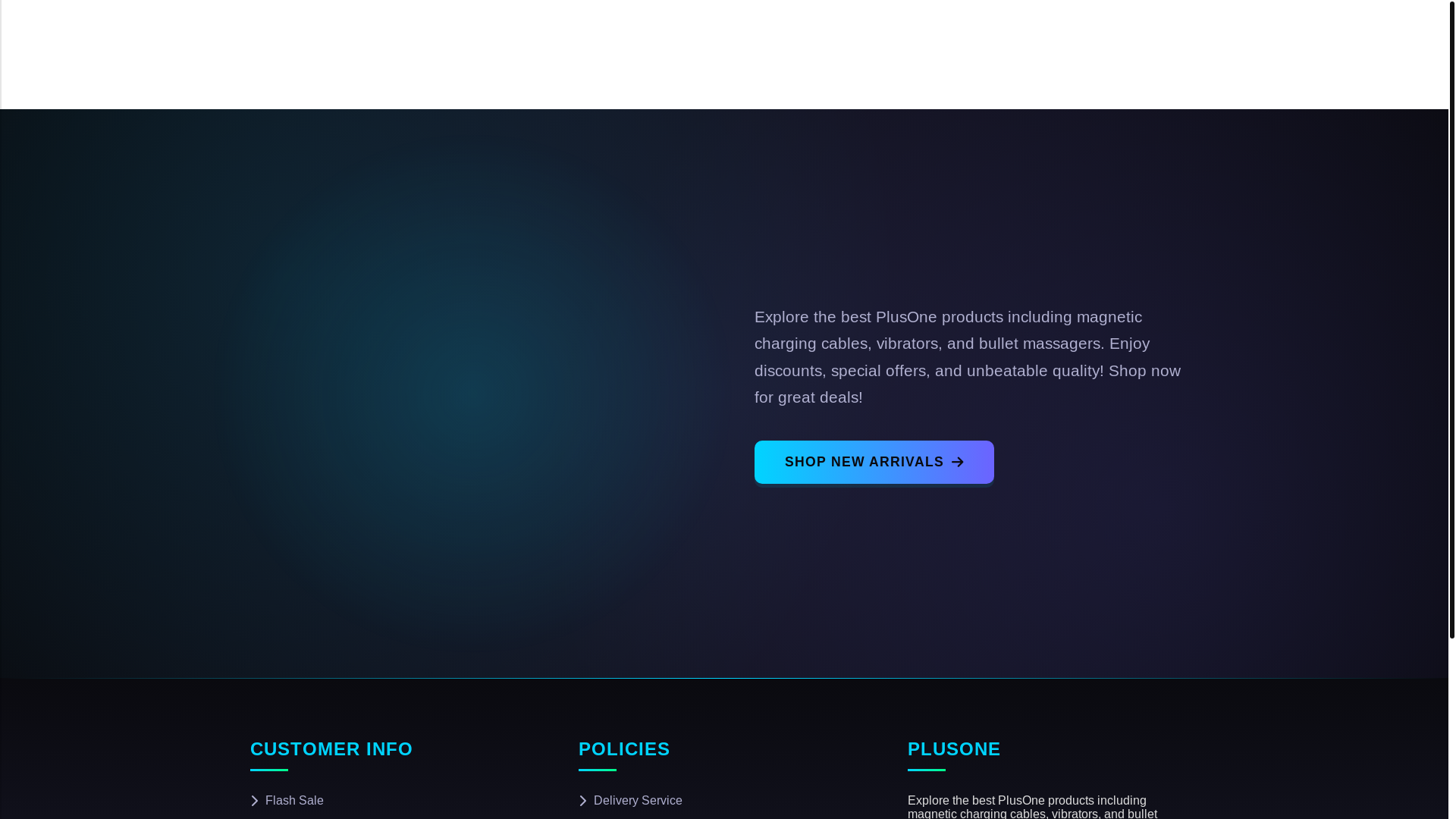 website screenshot of http://plusonehome.shop/