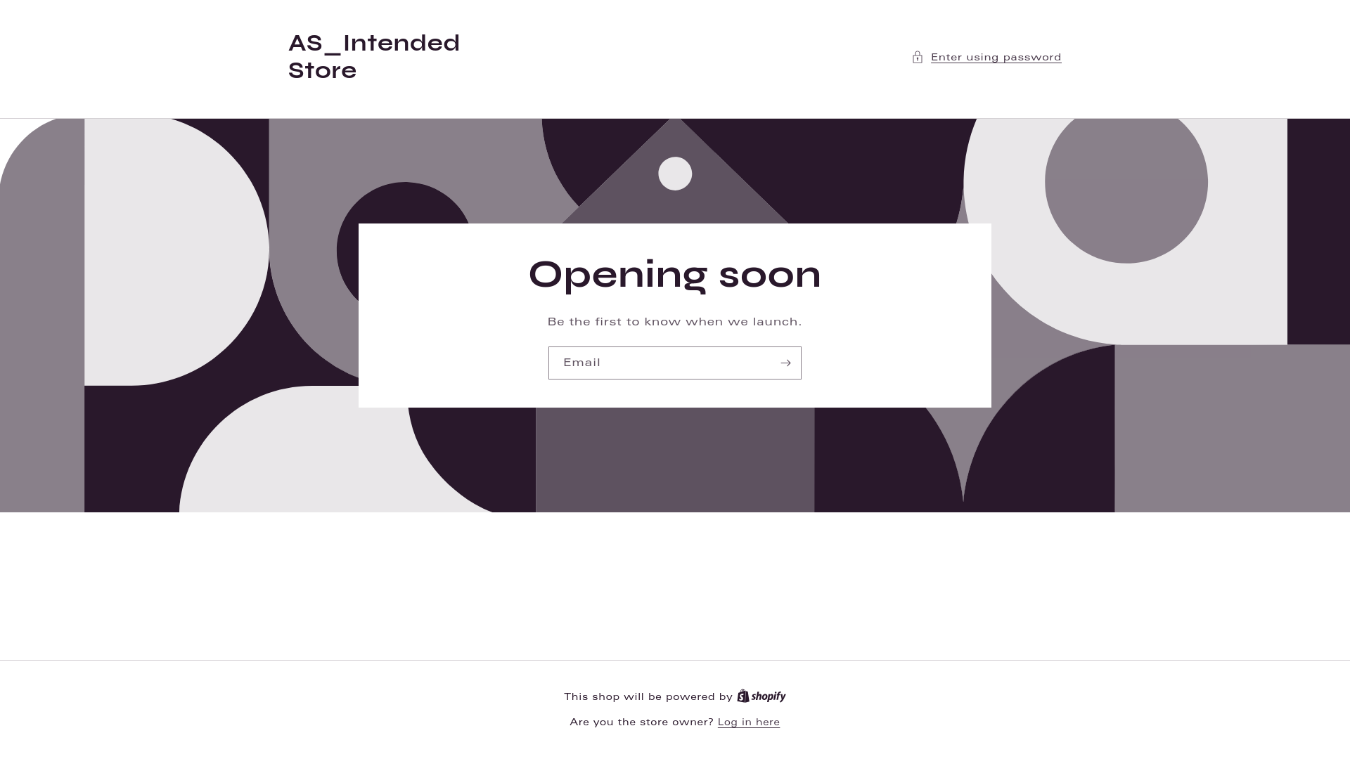 website screenshot of https://asintendedgames.com/