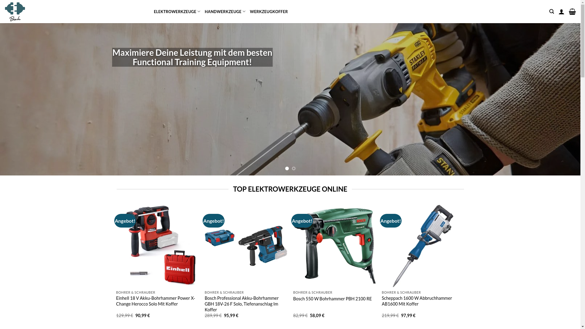 website screenshot of https://dewerkzeugmeister.com/
