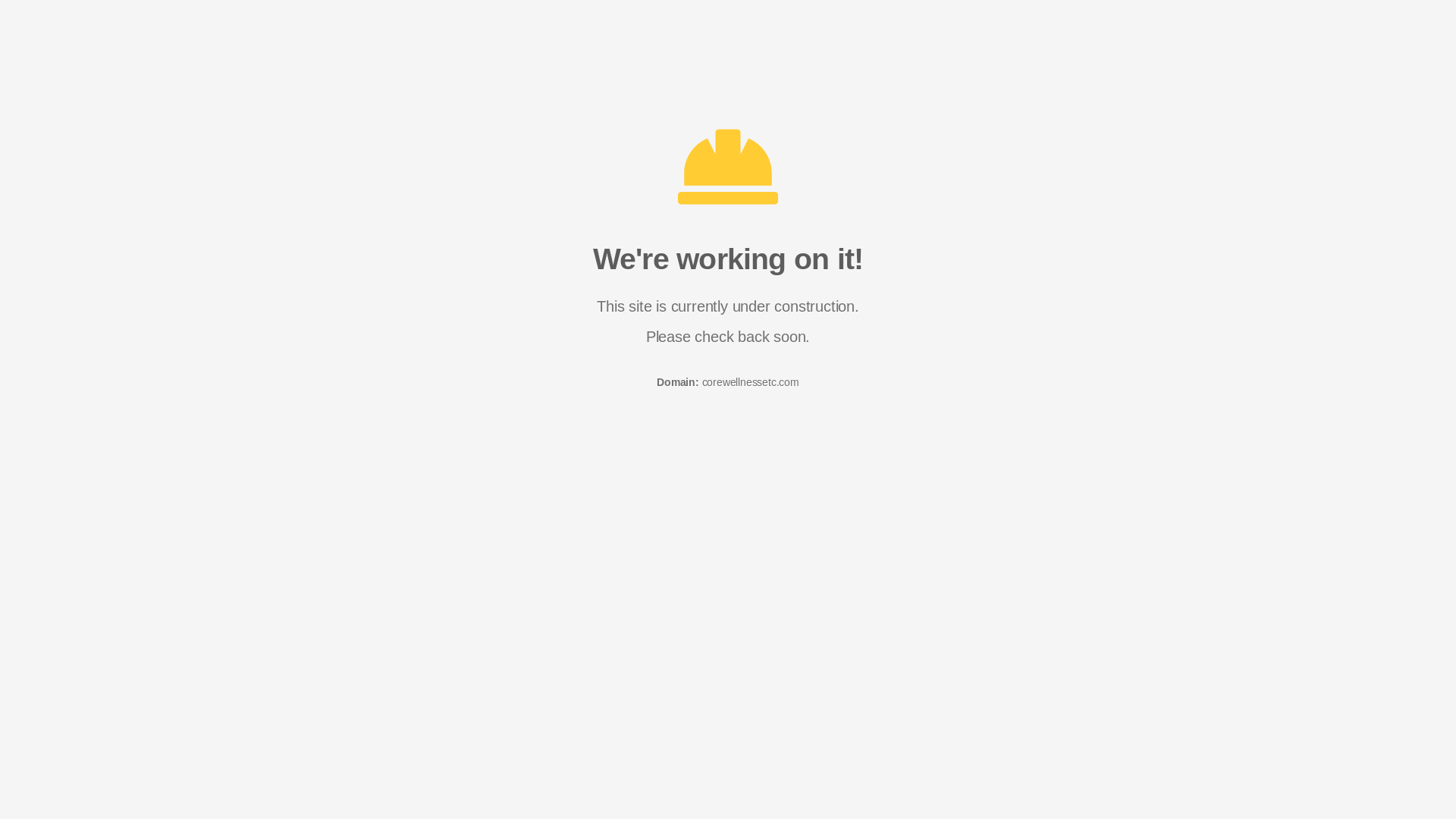 website screenshot of https://corewellnessetc.com/