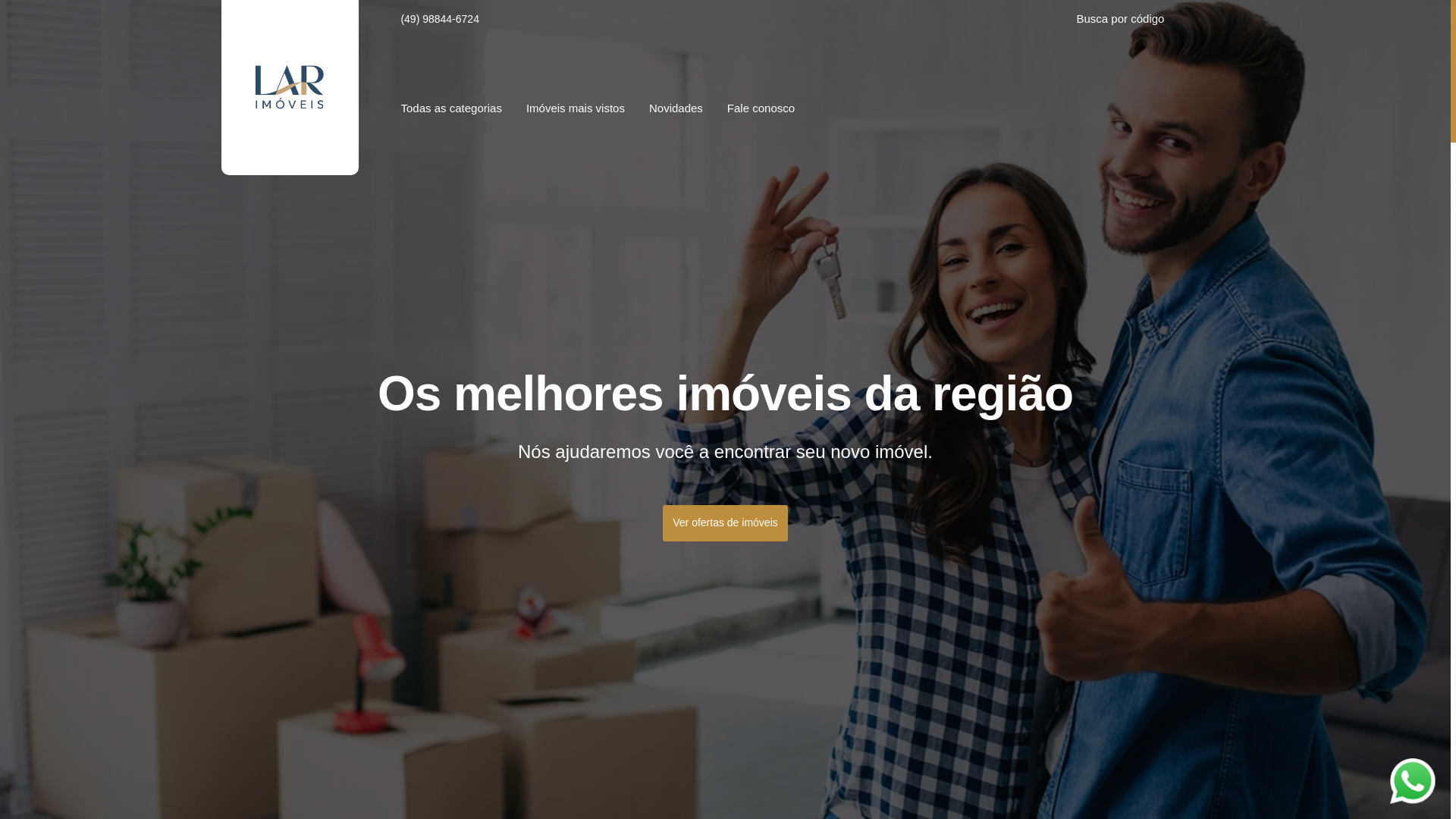 website screenshot of https://larimoveislages.com.br/