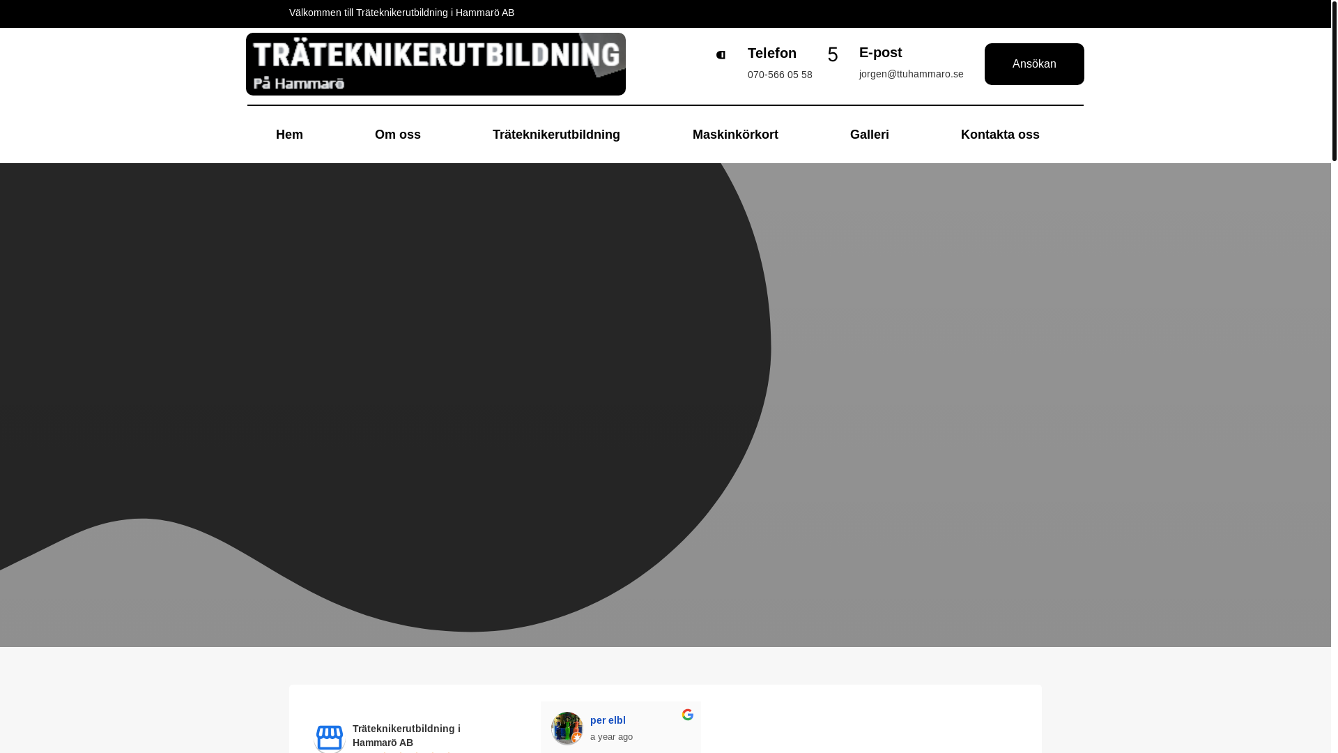website screenshot of https://ttuhammaro.nu/