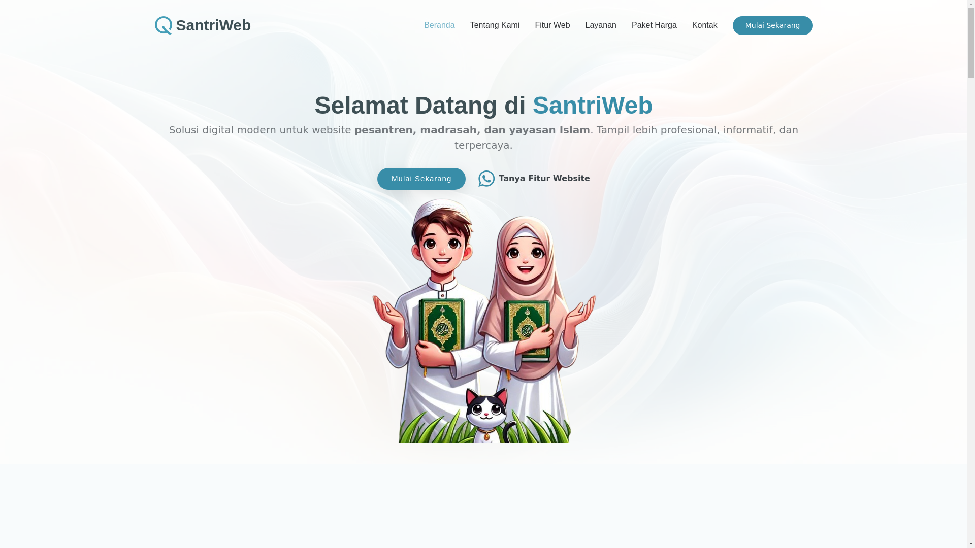 website screenshot of https://jasawebpesantren-cly.pages.dev/