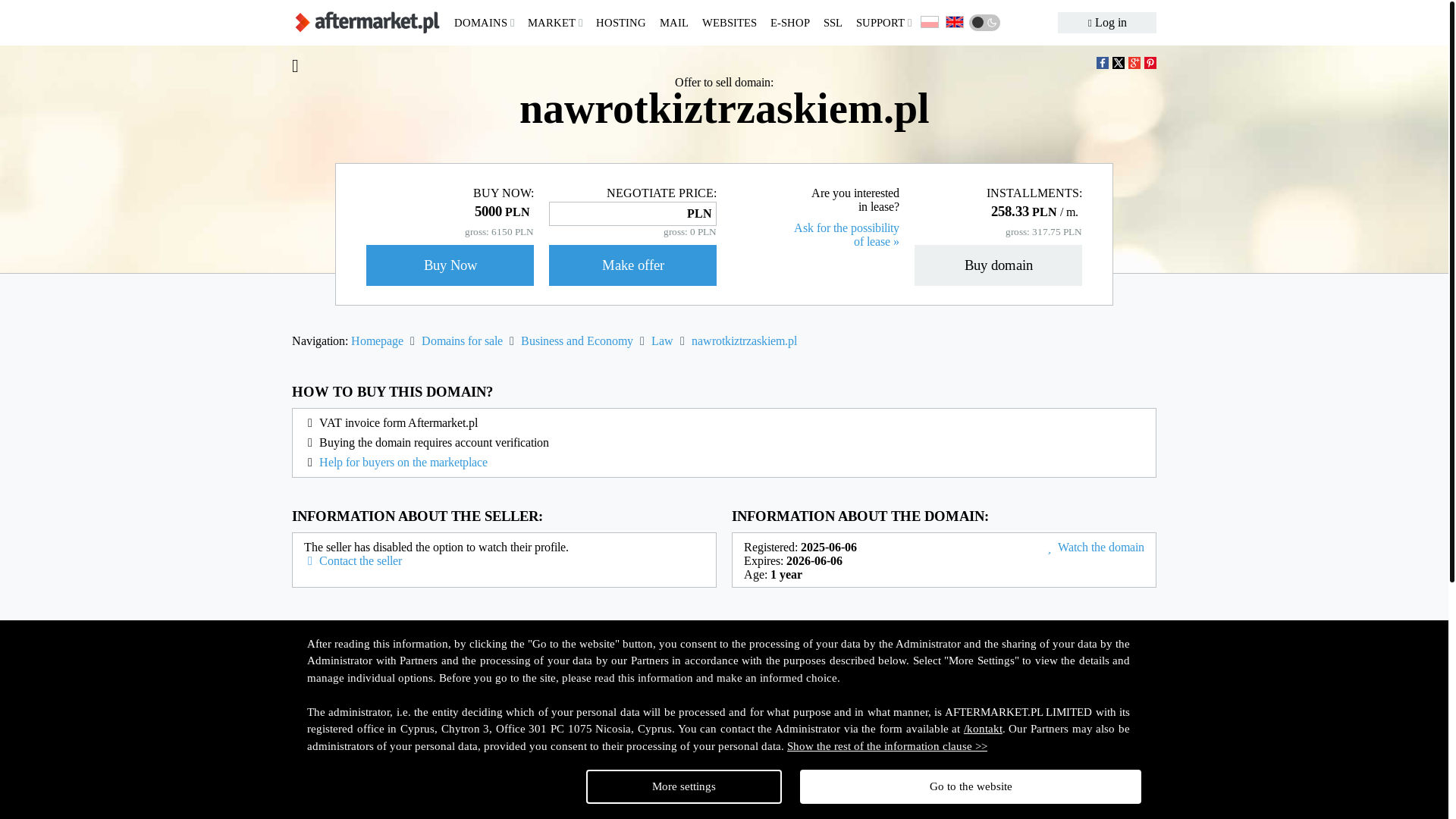 website screenshot of https://nawrotkiztrzaskiem.pl/