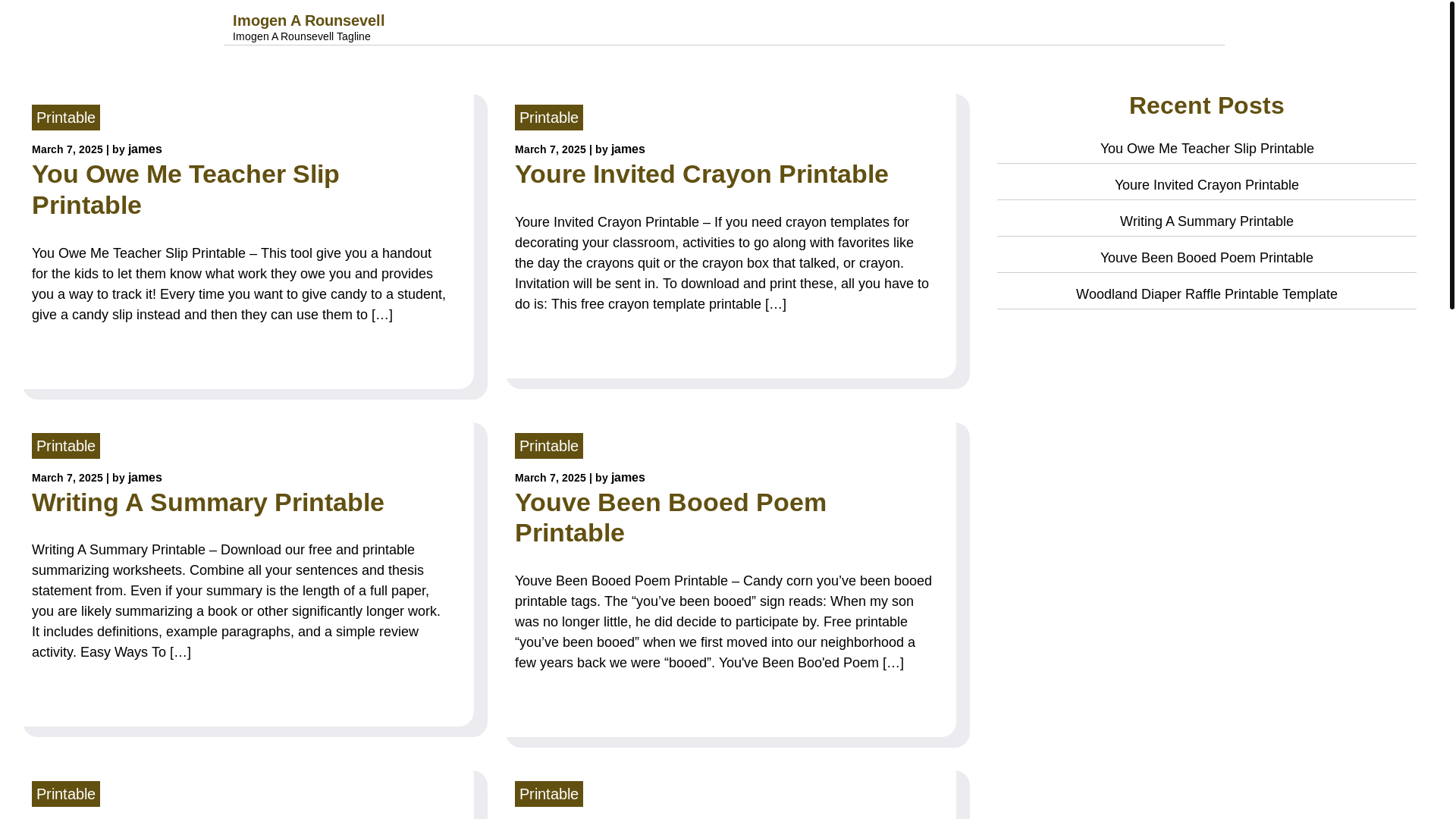 website screenshot of https://imogenarounsevell.pages.dev/