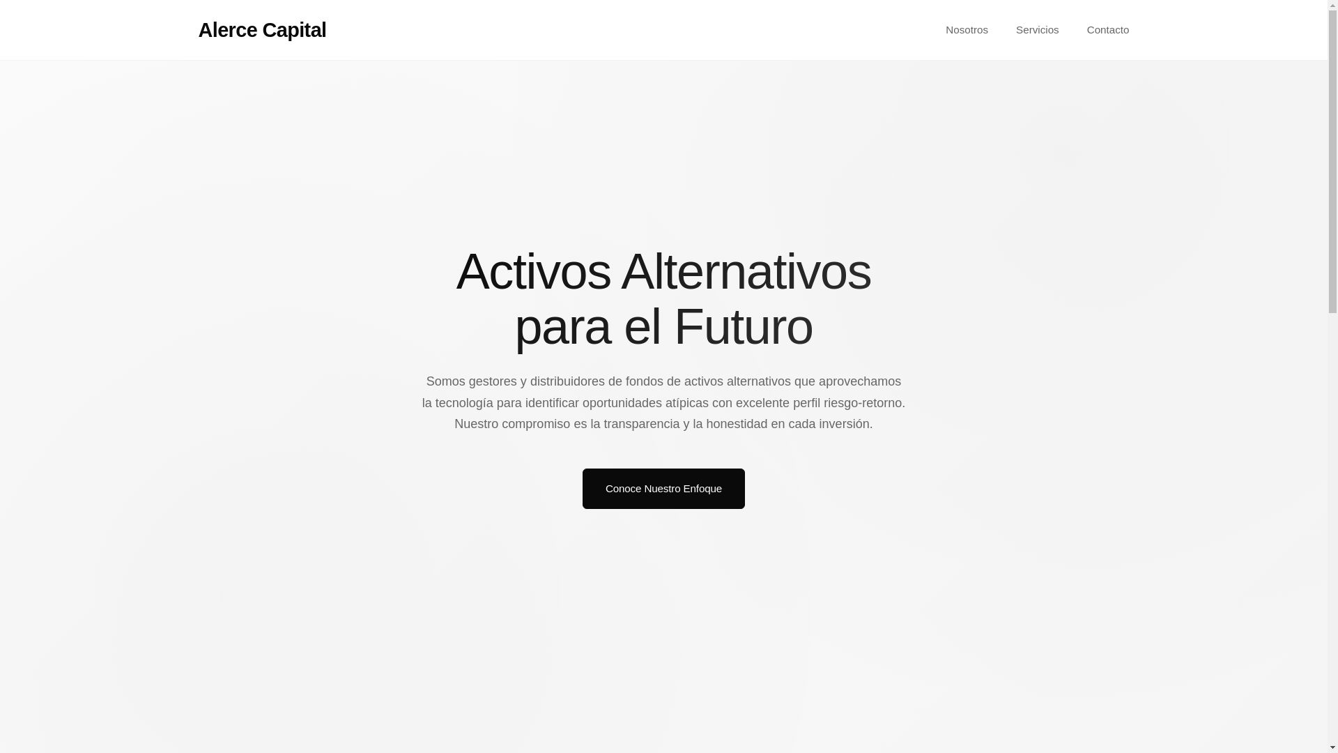 website screenshot of https://alerce-capital.pages.dev/