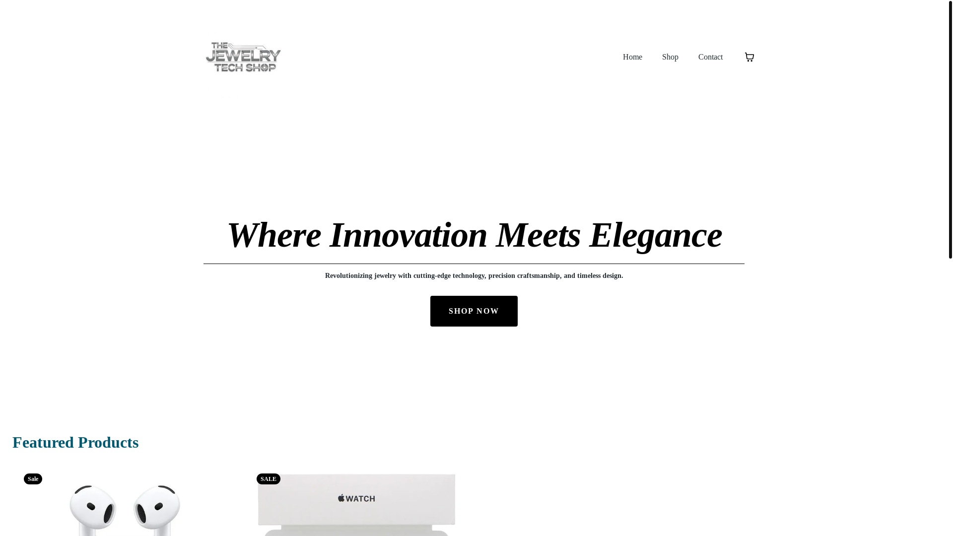 website screenshot of https://thejewerlytechshop.com/