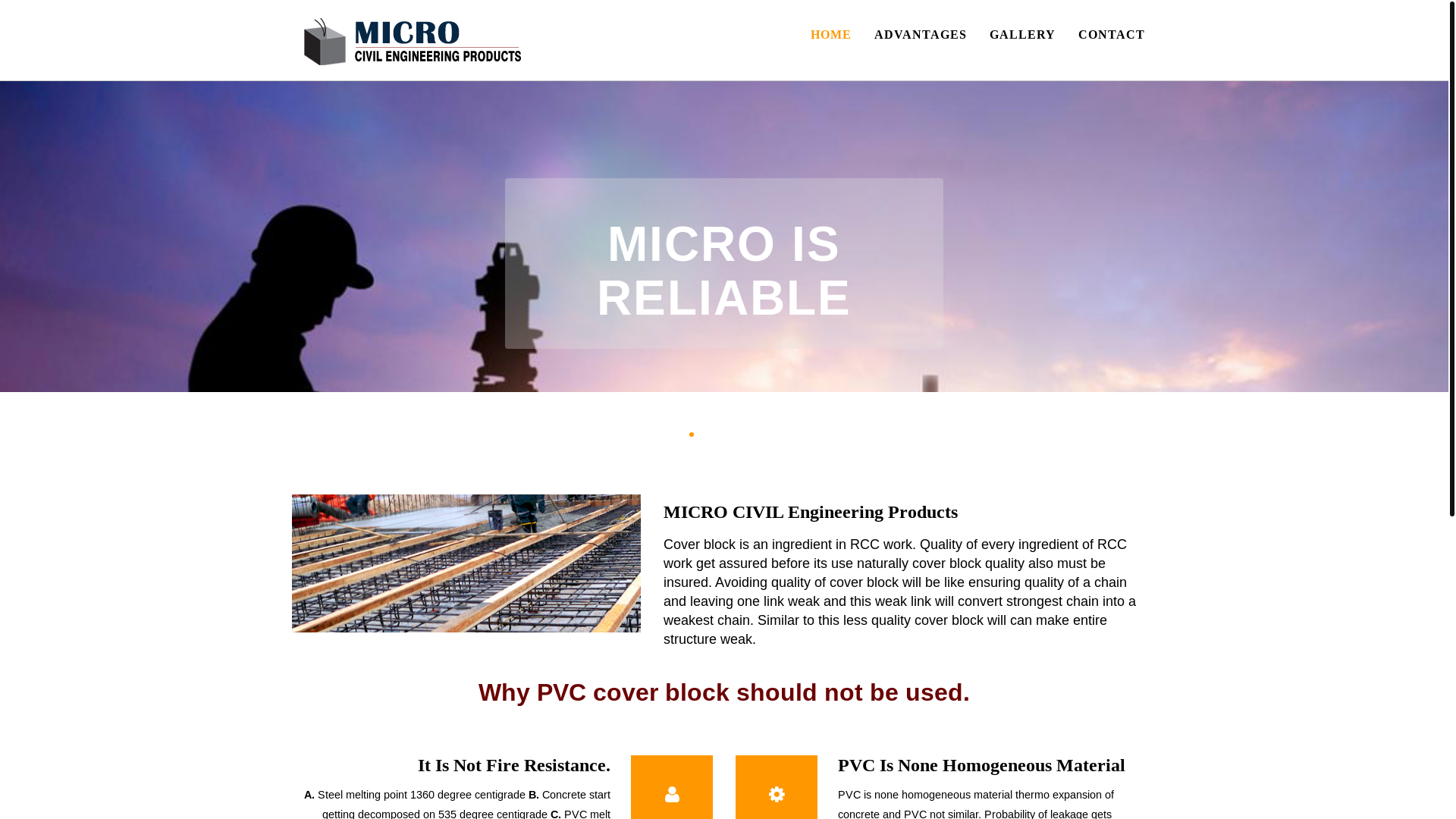 website screenshot of https://microcovericons.in/