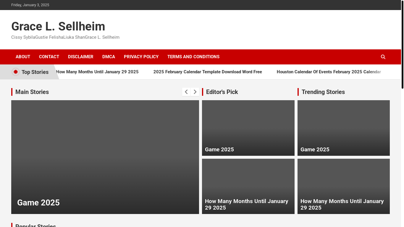 website screenshot of https://gracesellheiml.pages.dev/