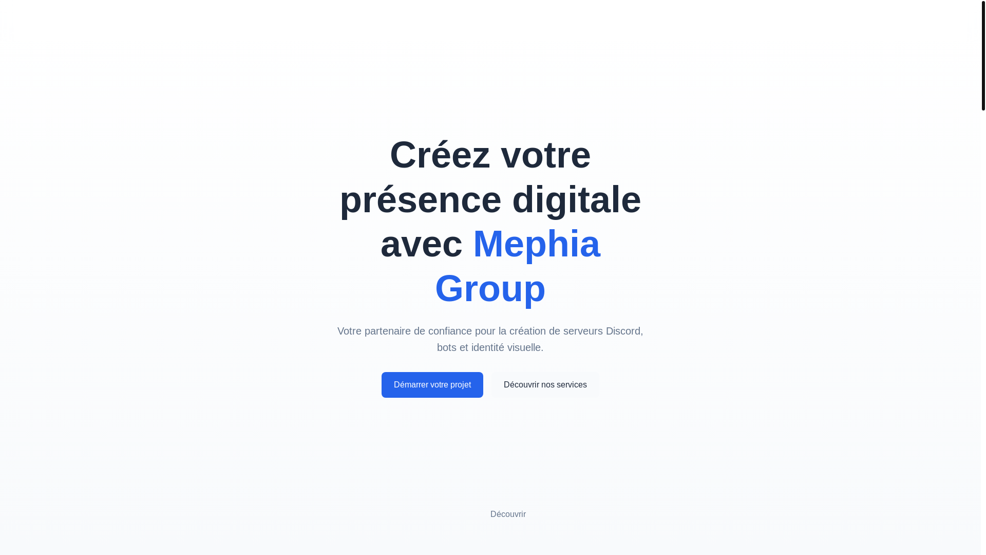 website screenshot of https://mephia.pages.dev/