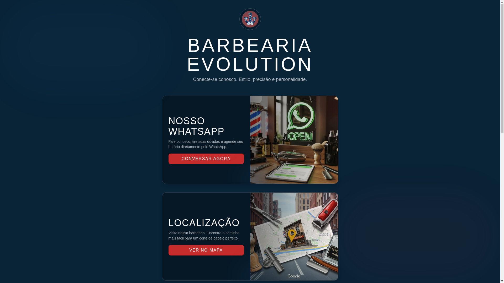 website screenshot of https://barbeariaevolution.com/