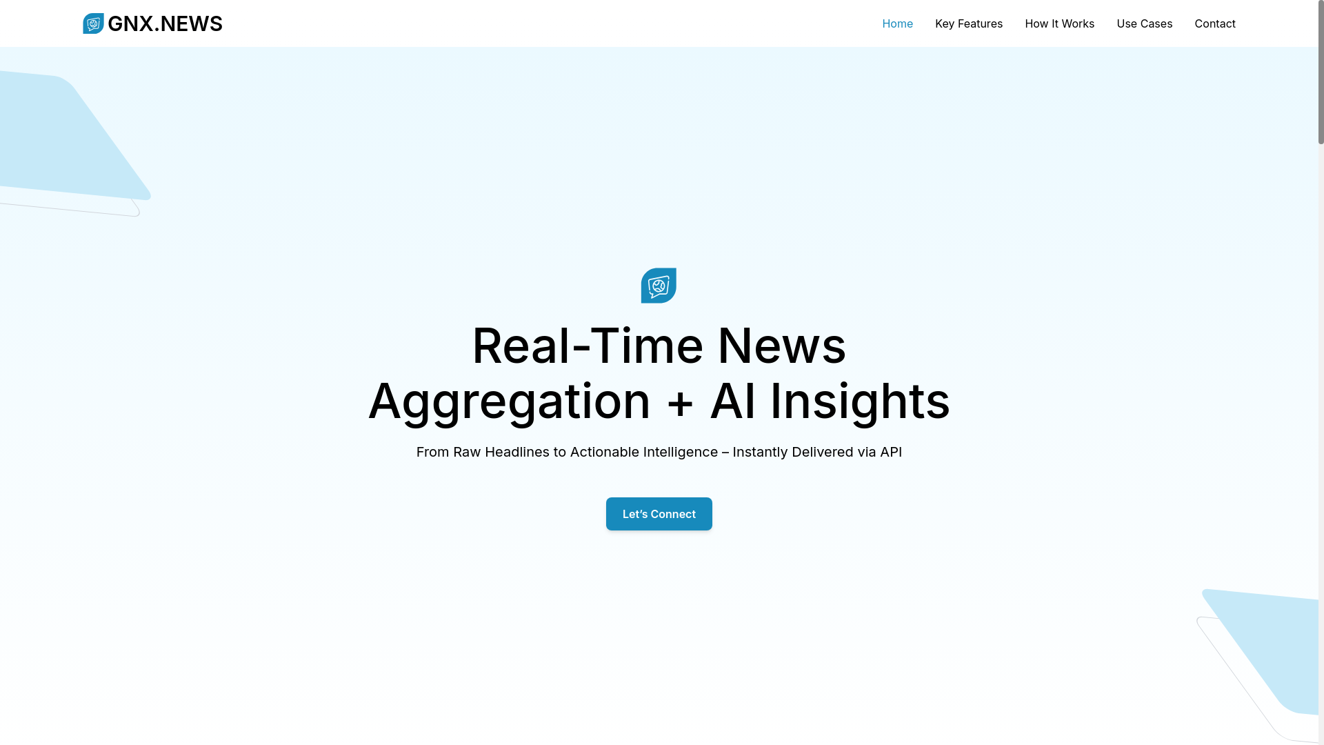 website screenshot of https://gnxnews-website.pages.dev/