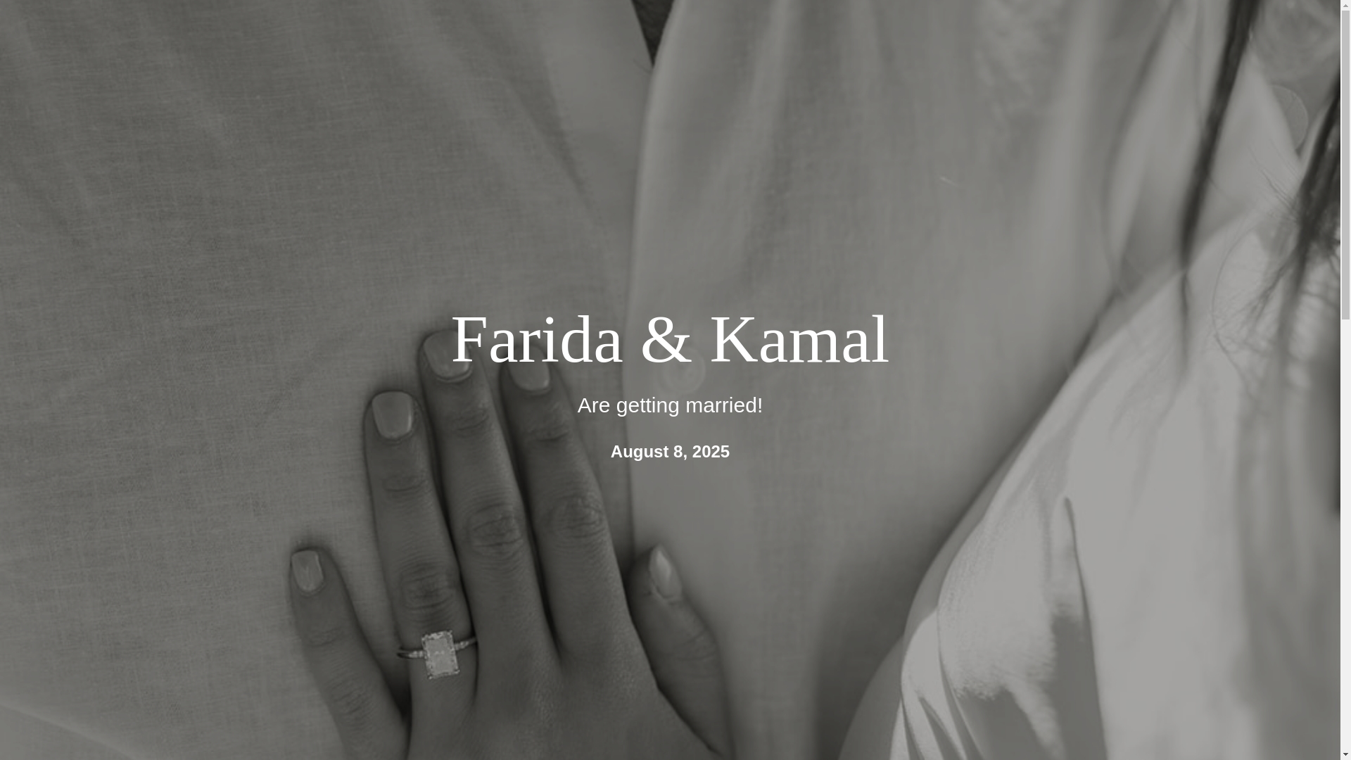 website screenshot of https://farida-and-kamal.pages.dev/