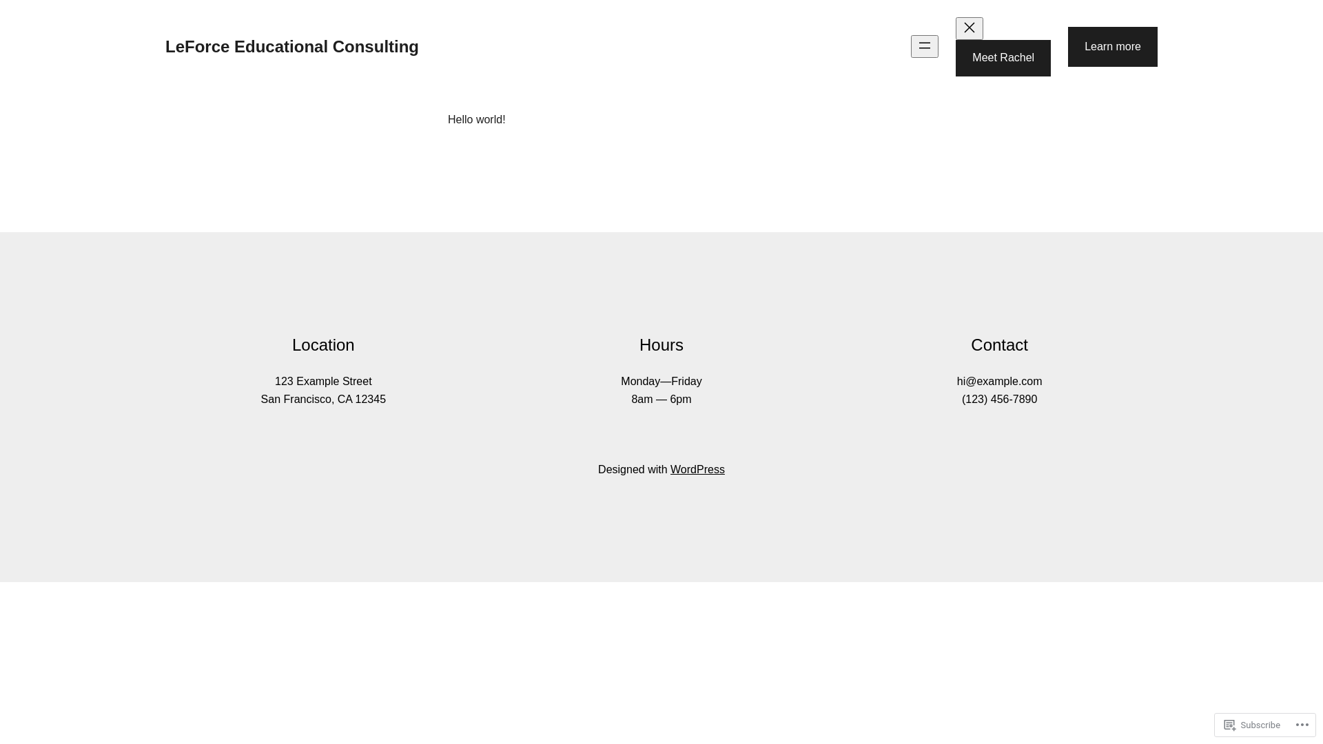 website screenshot of https://ariasdean.com/