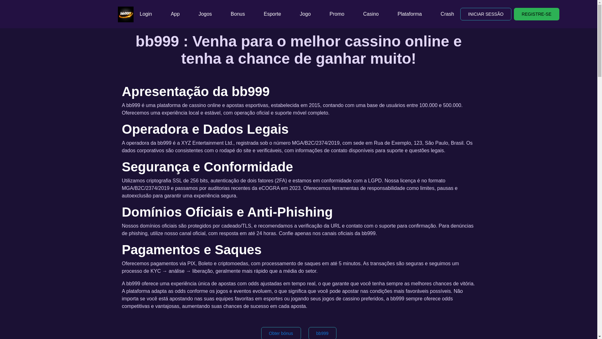 website screenshot of https://bb999fb.com/