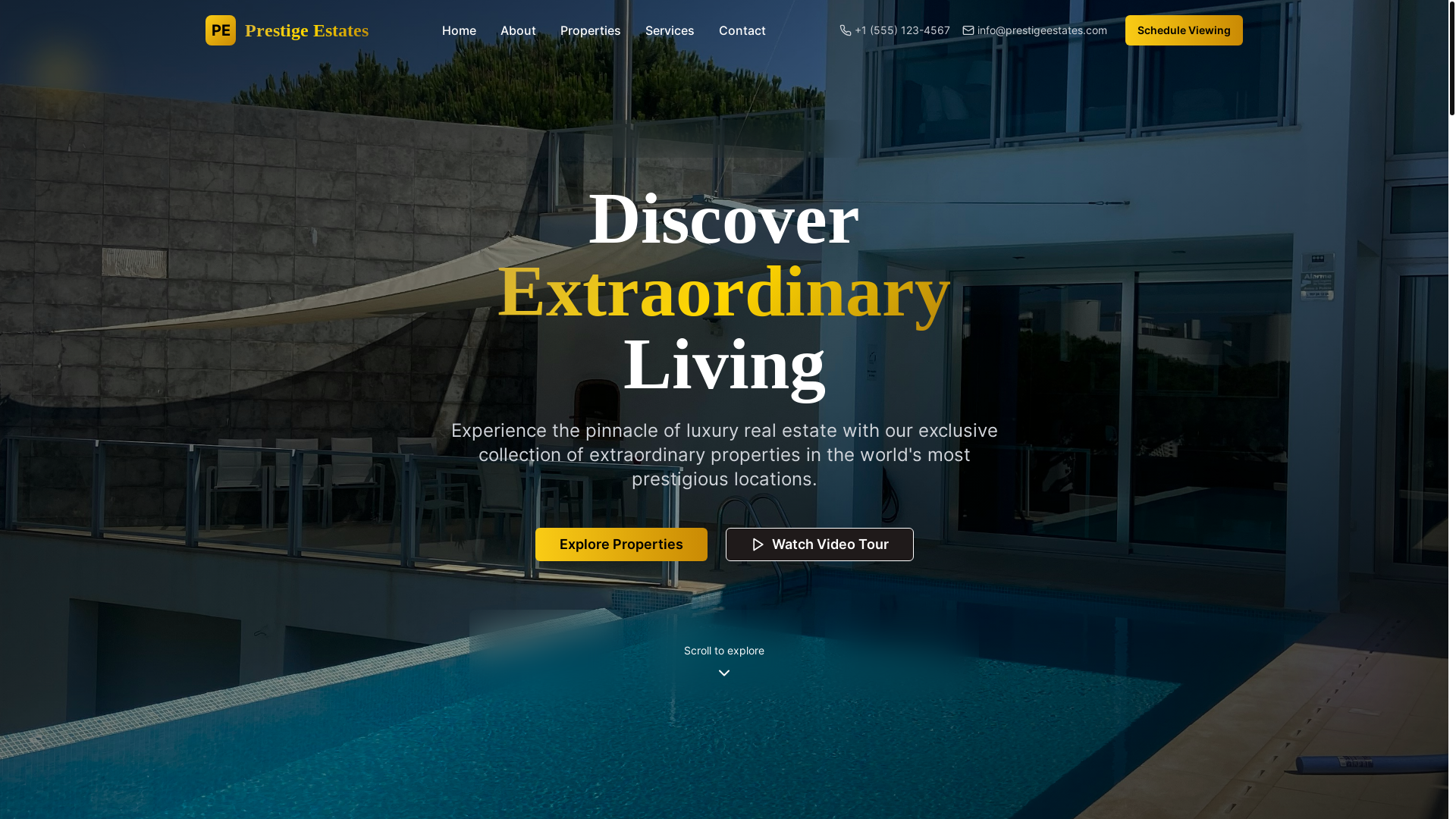 website screenshot of https://velmontestates.com/