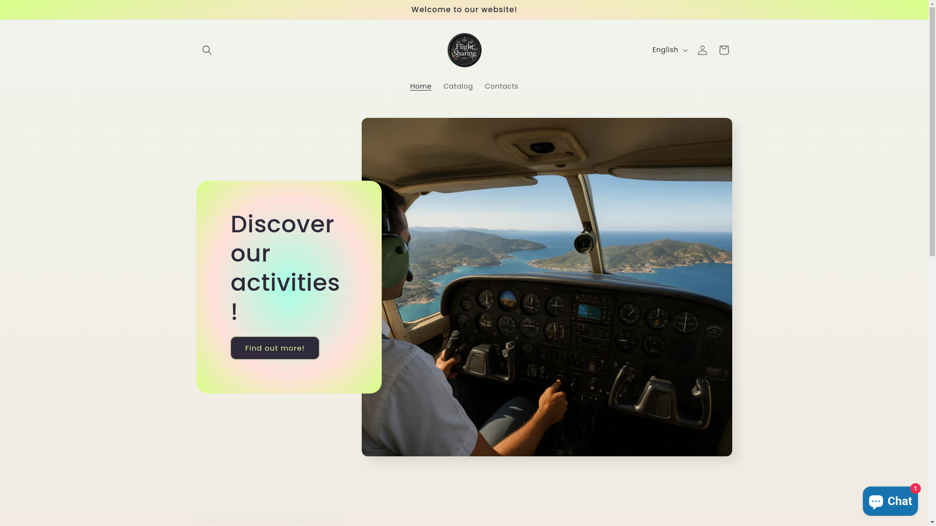 website screenshot of https://flightssharing.com/