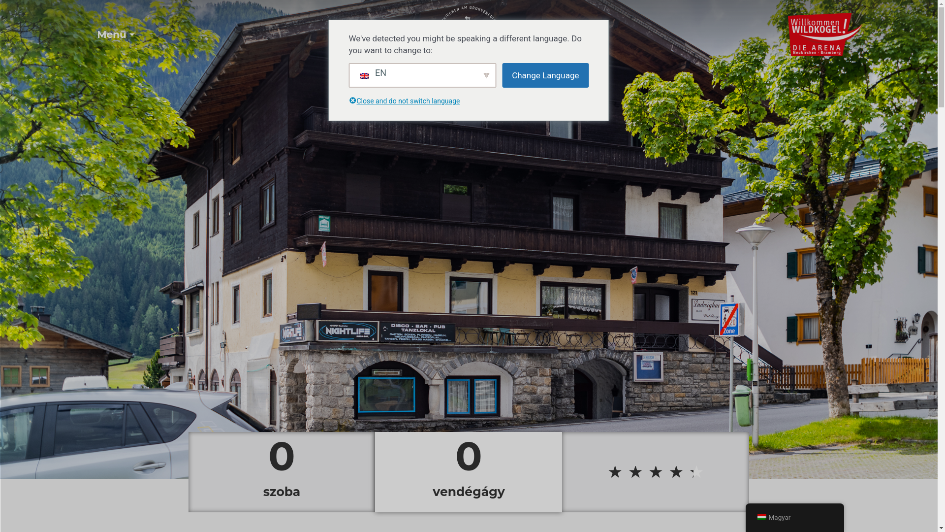 website screenshot of https://neukirchenhotels.eu/