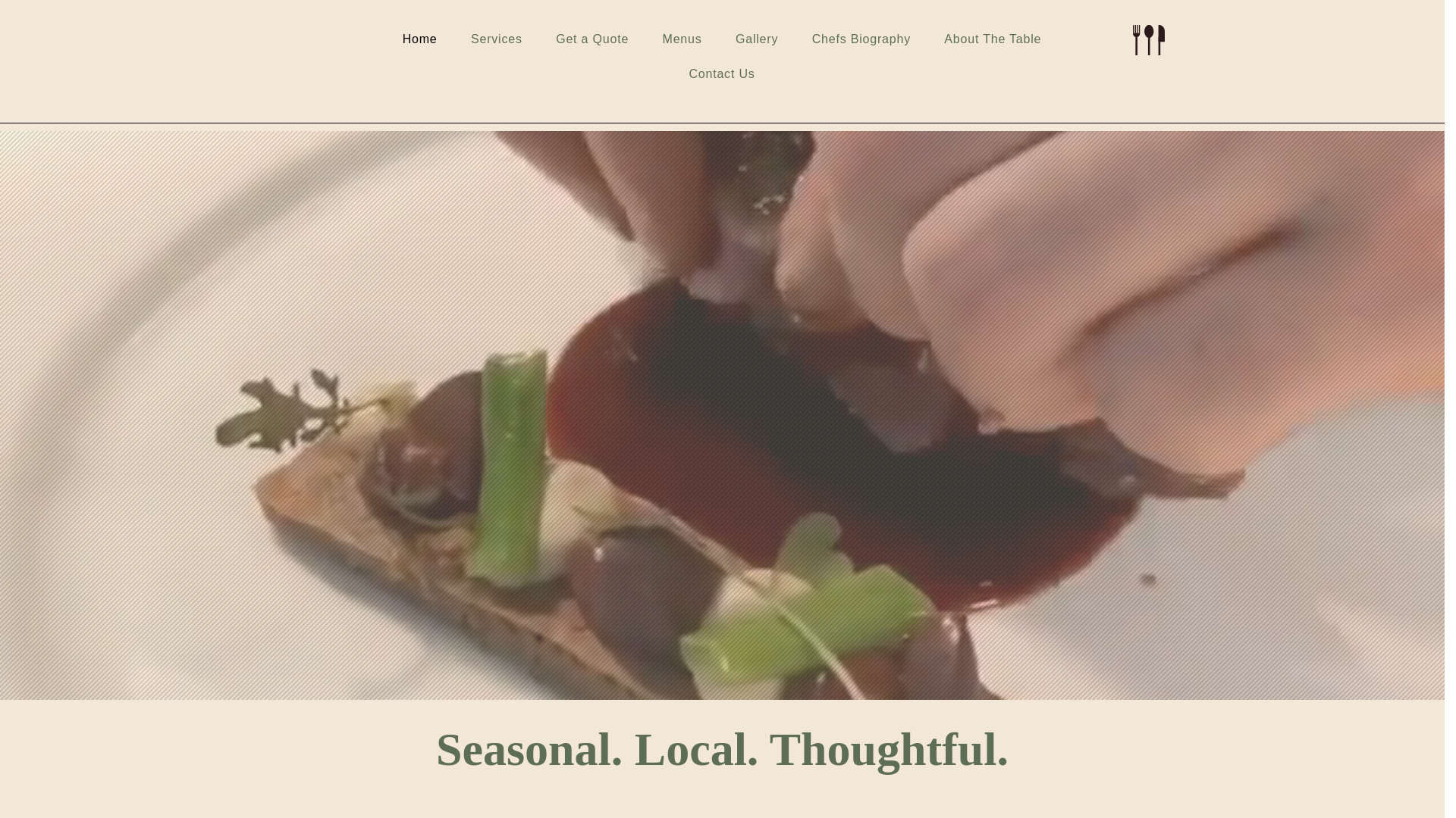 website screenshot of https://tablebytim.com/