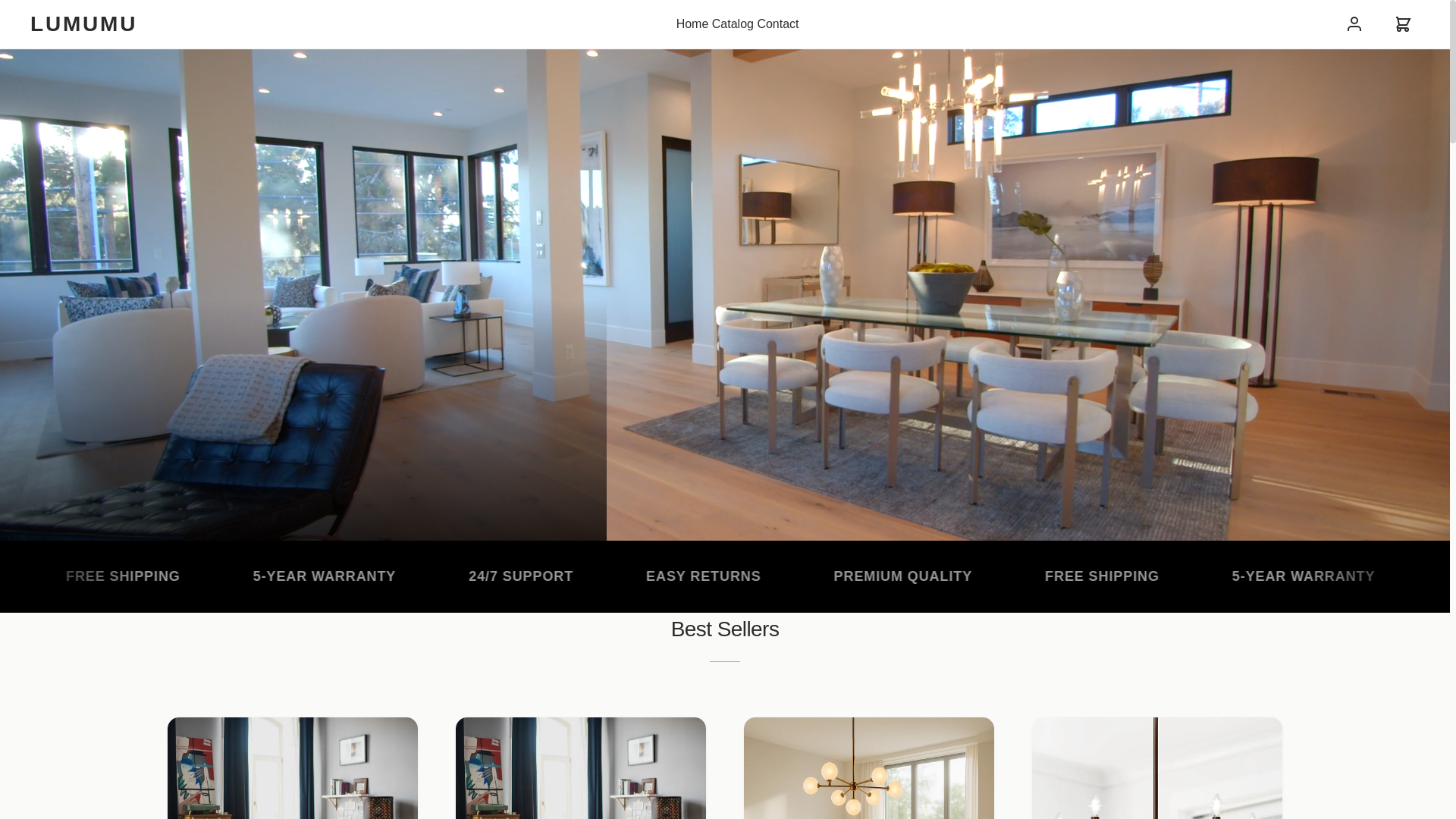 website screenshot of https://lumumuo.com/