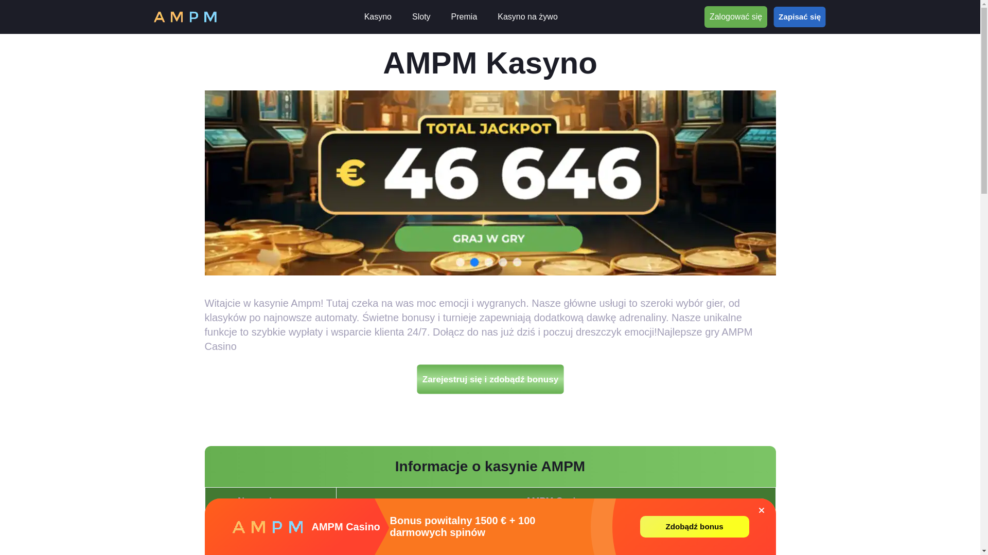 website screenshot of https://ampmcasinos-pl-171.pages.dev/