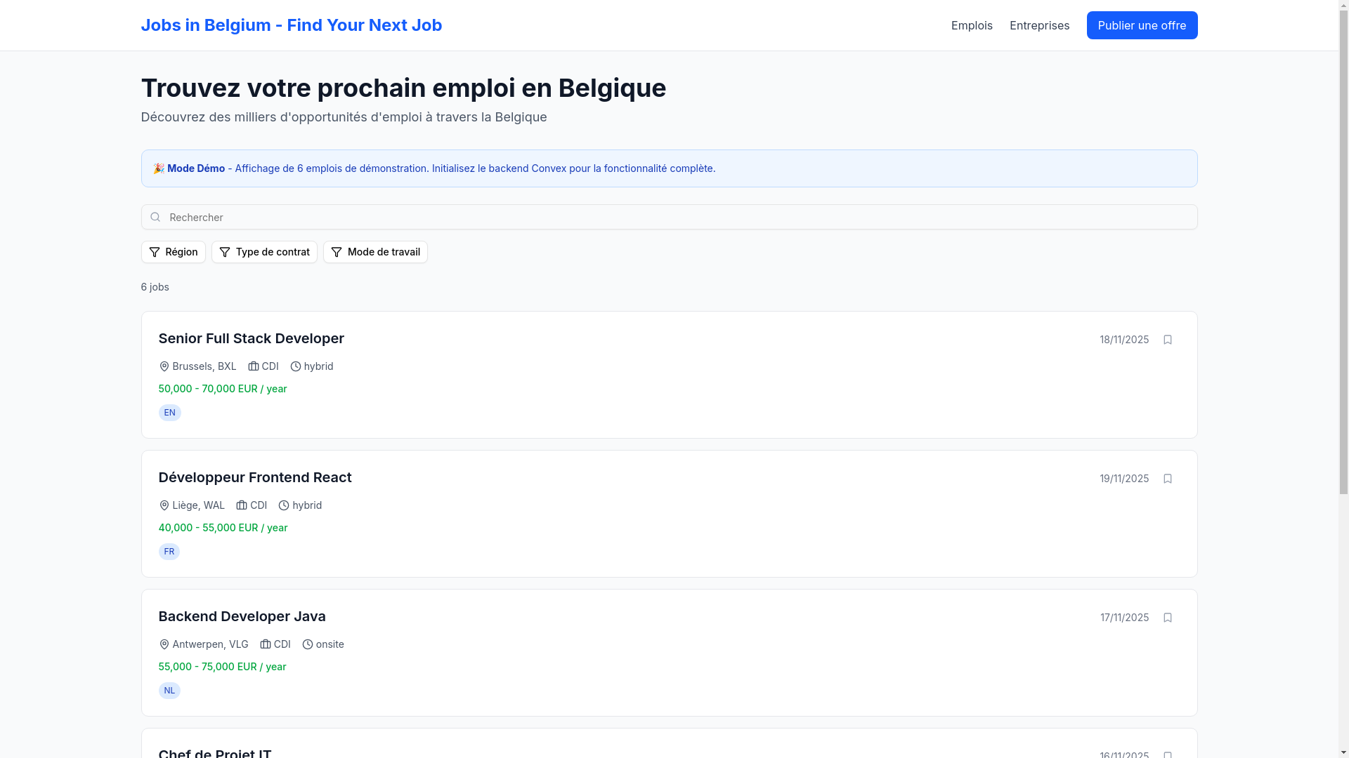 website screenshot of https://jobs-en-flandre.be/