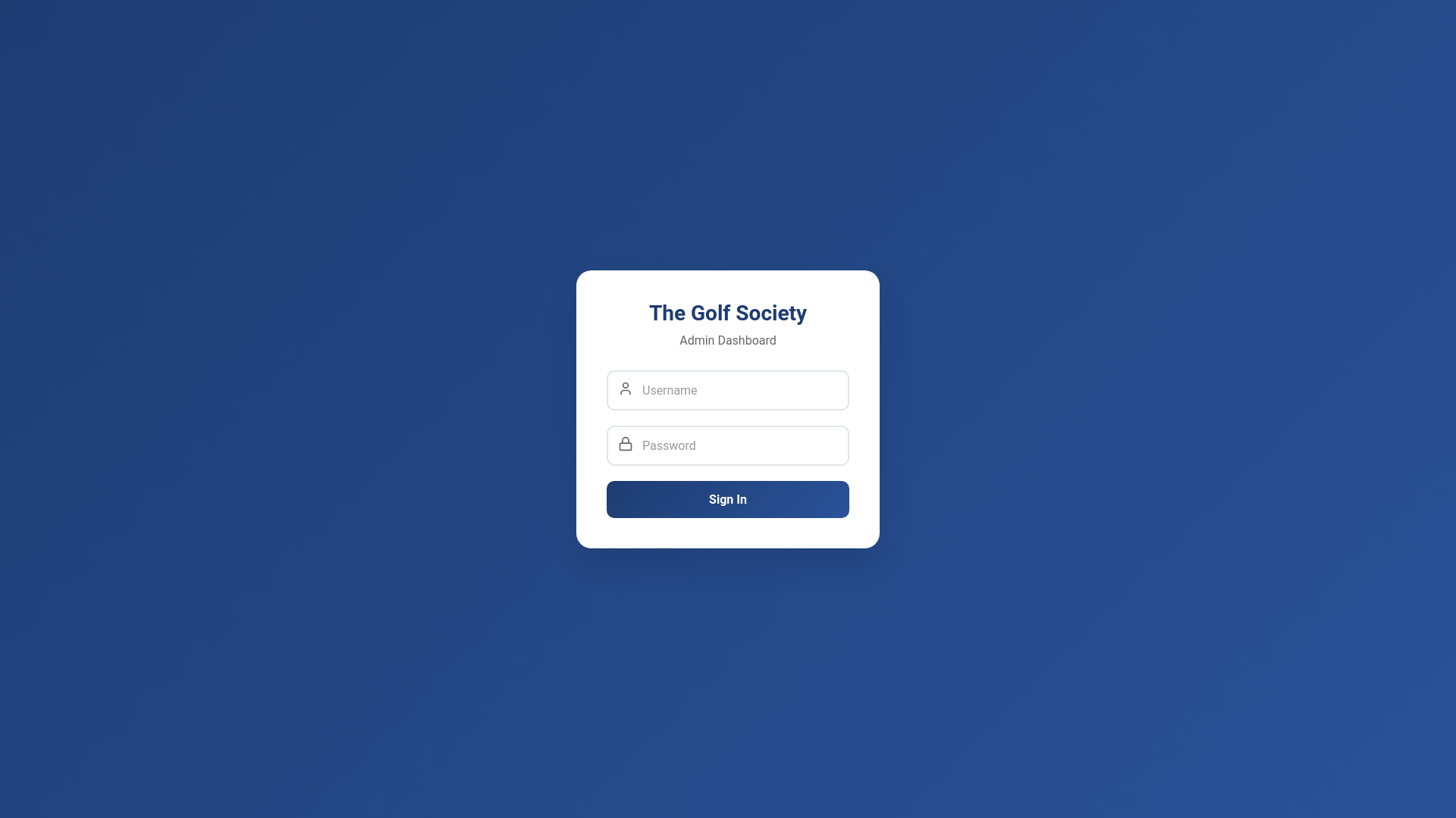 website screenshot of https://golfsociety.uk/