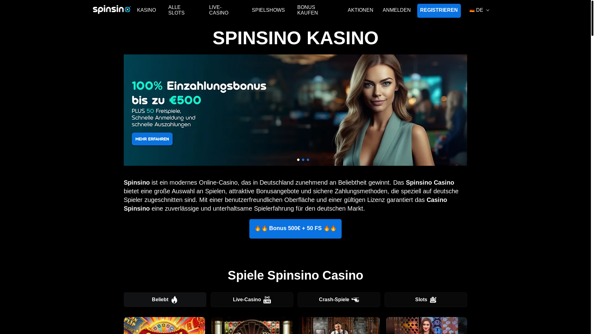 website screenshot of https://spinsino-de-com-8613-8a1.pages.dev/
