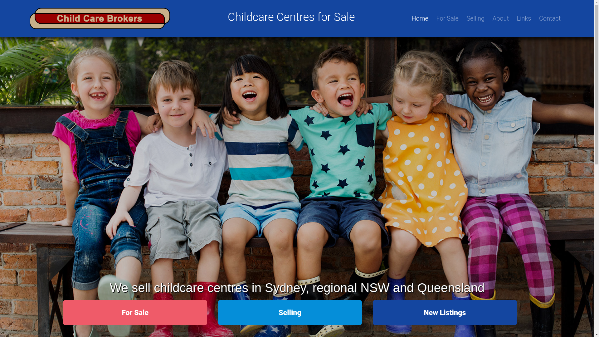 website screenshot of https://childcarebrokers.online/