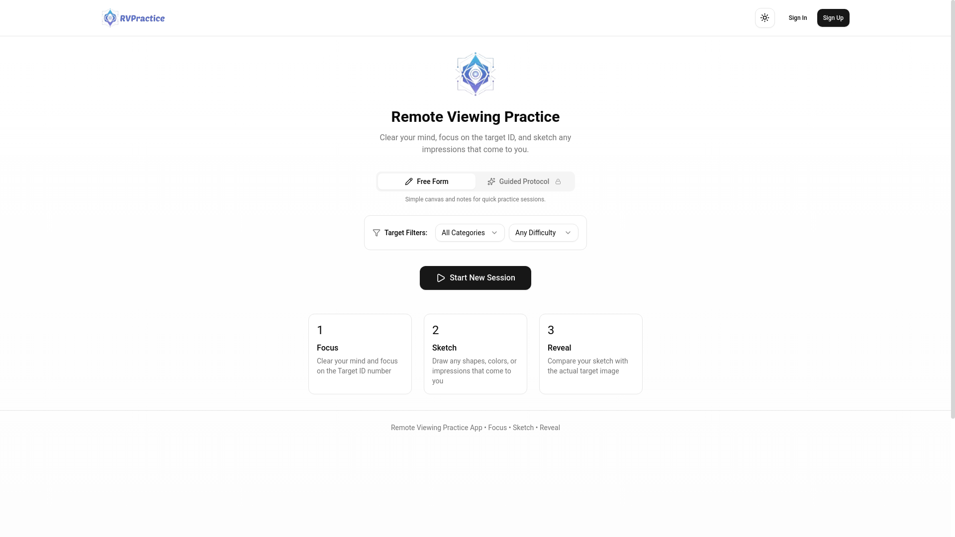 website screenshot of https://rvpractice.com/