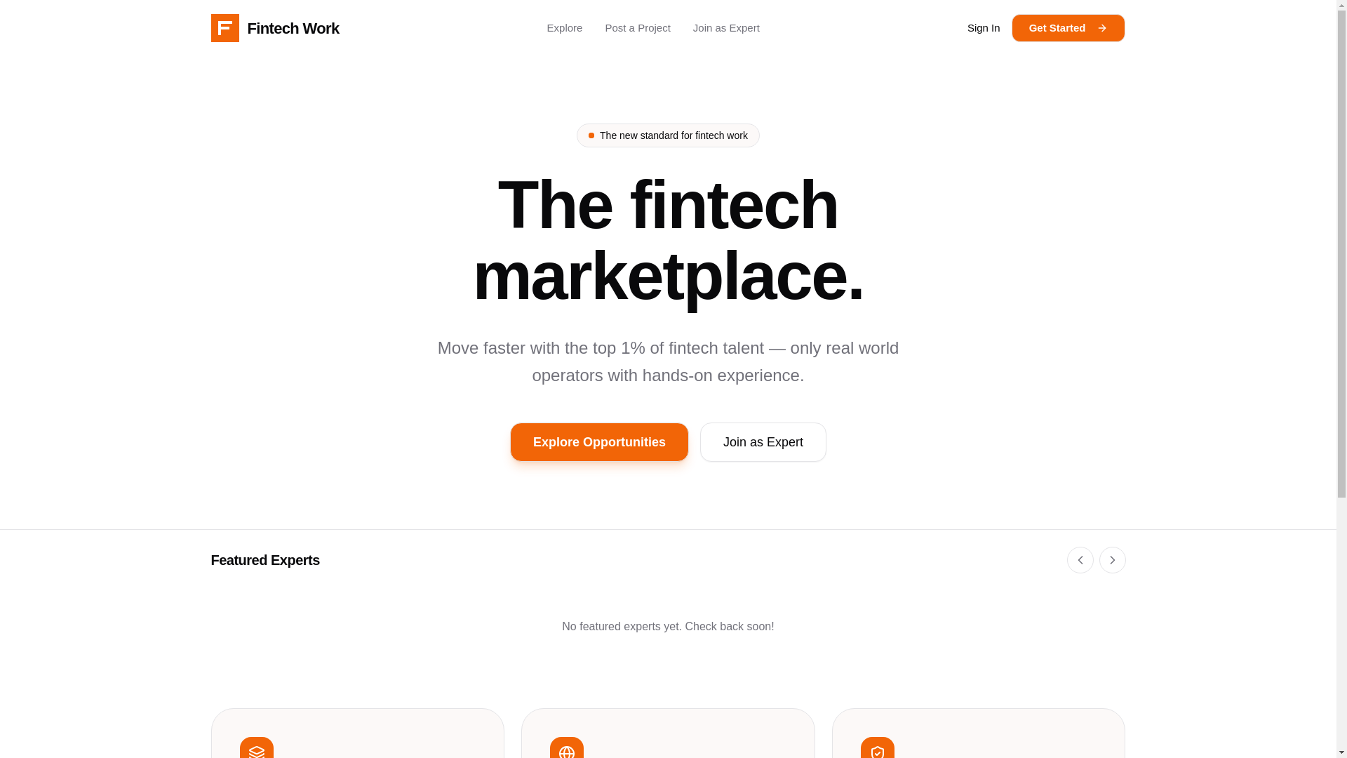 website screenshot of https://thefintechwork.com/