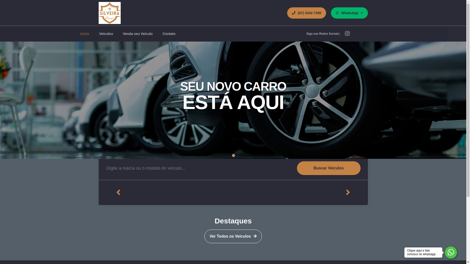 website screenshot of https://silveiragarage.com.br/