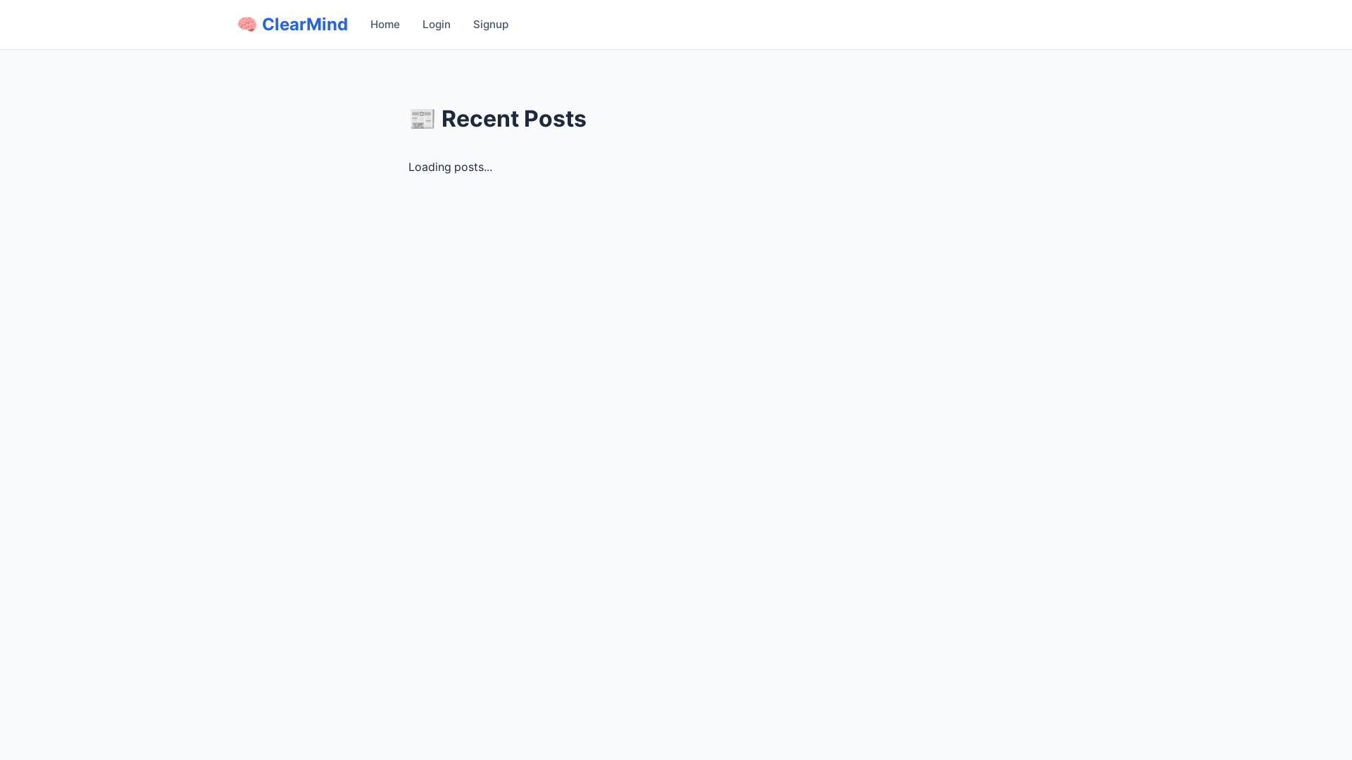 website screenshot of https://clearmind-app-71f.pages.dev/