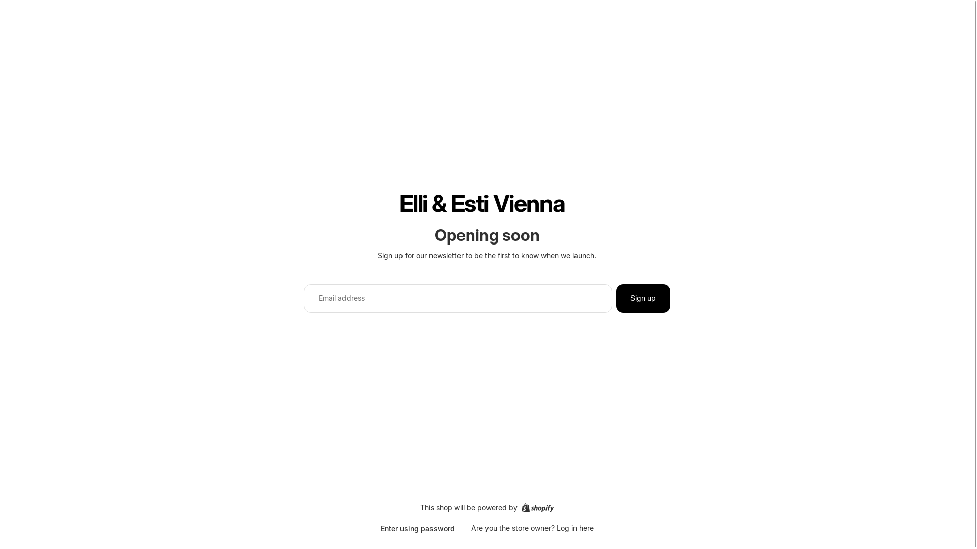 website screenshot of https://elliandesti.com/