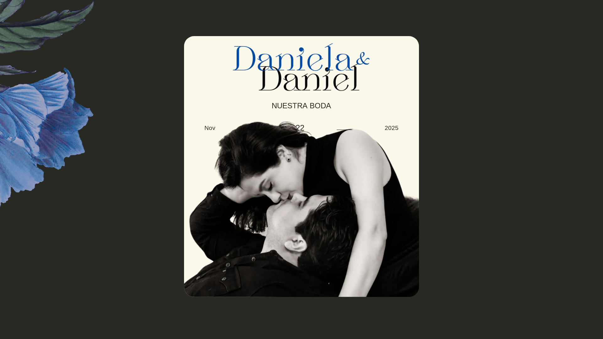 website screenshot of https://daniela-daniel.space/