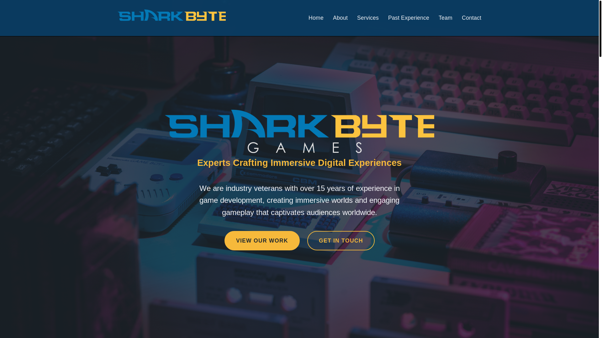 website screenshot of https://sharkbytegameswebsite.pages.dev/