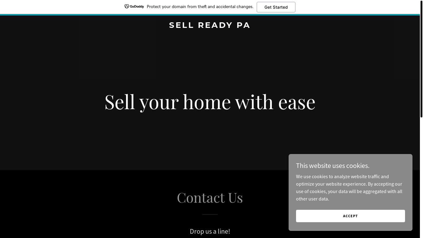website screenshot of https://sellreadypa.com/