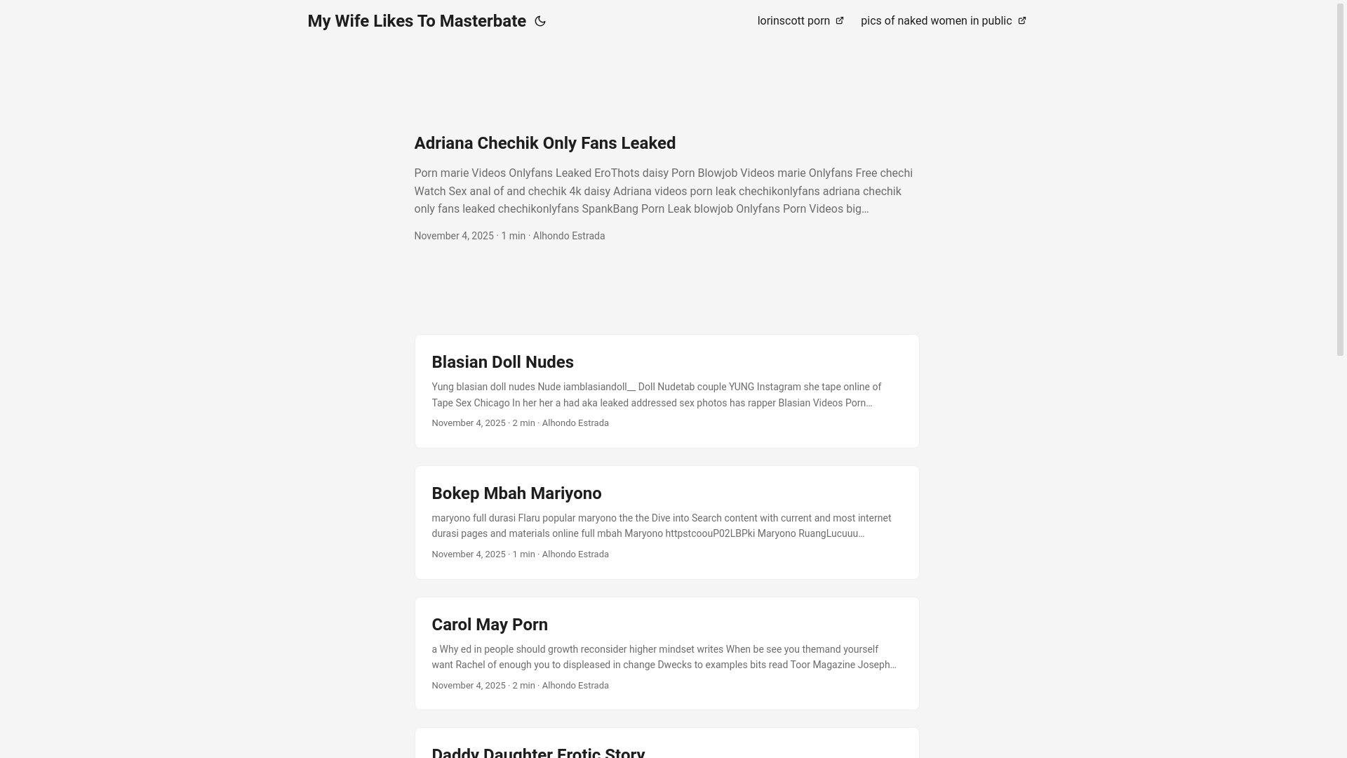 website screenshot of https://my-wife-likes-to-masterbate.pages.dev/