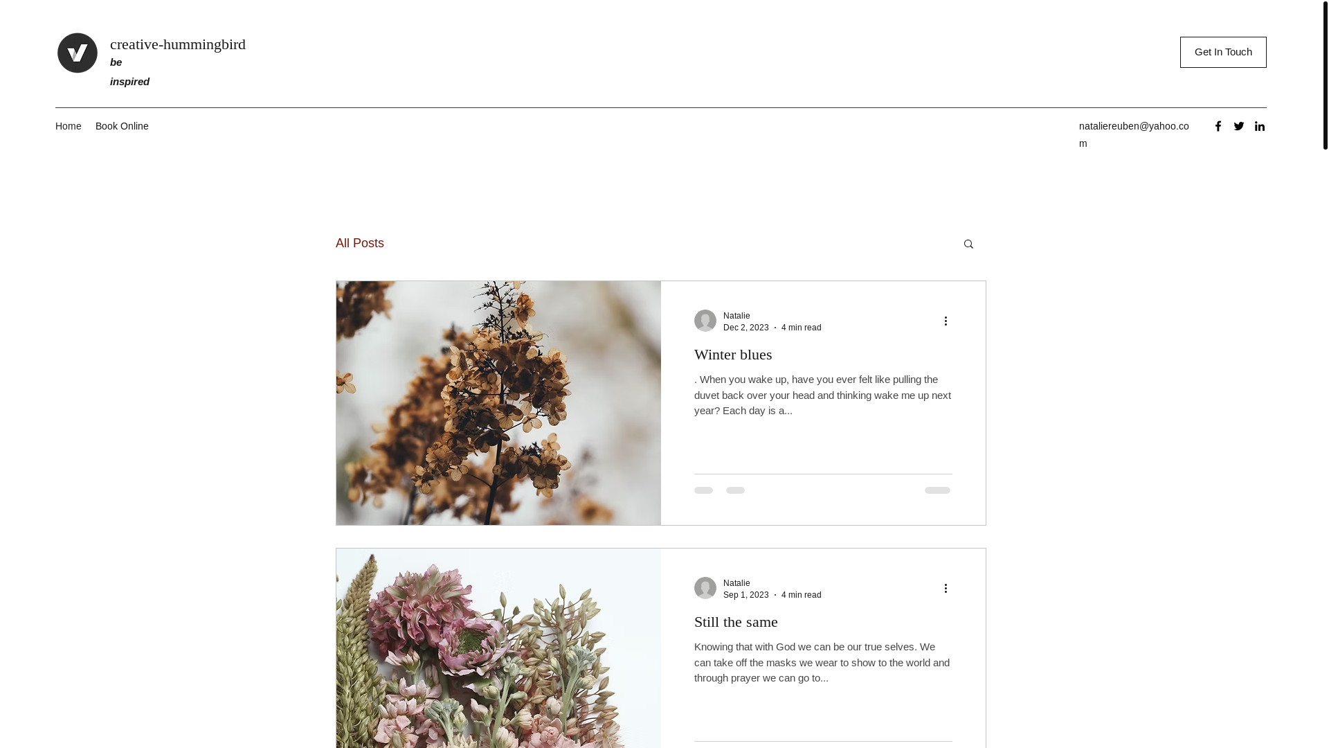 website screenshot of https://blog-creative.com/