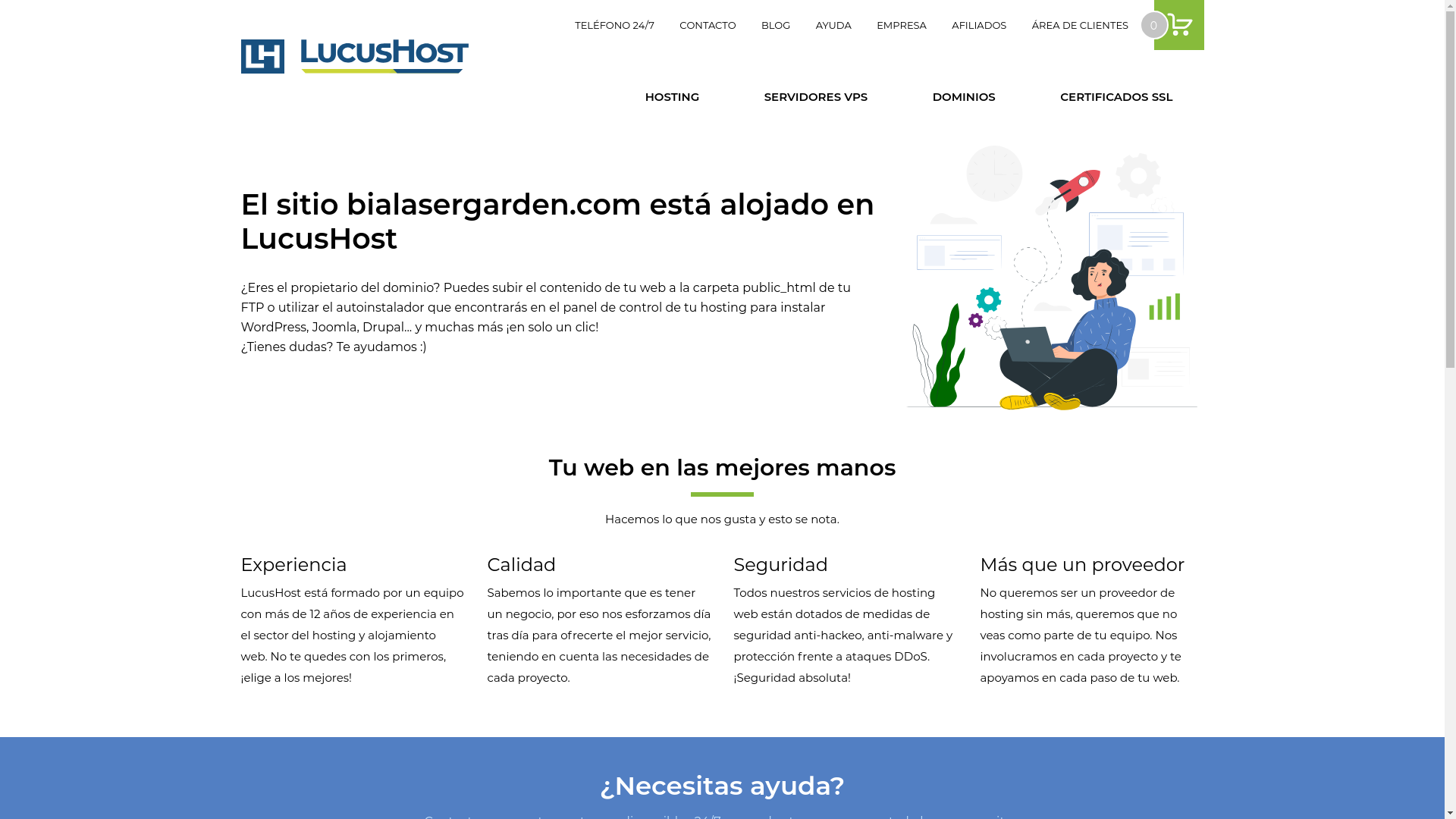 website screenshot of https://bialasergarden.com/