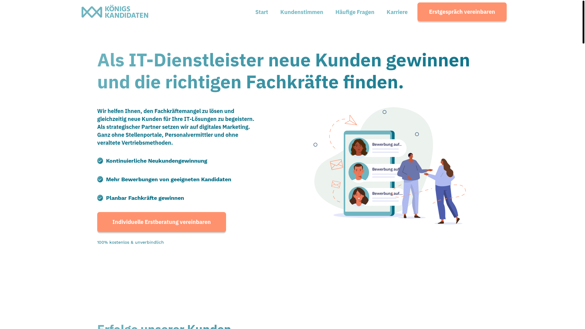 website screenshot of https://koenig-digitalmail.com