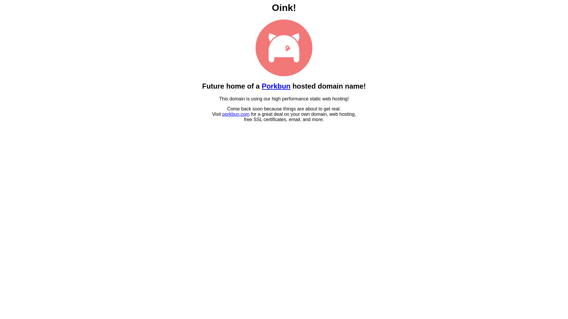 website screenshot of https://bobbiandchad2026.com/