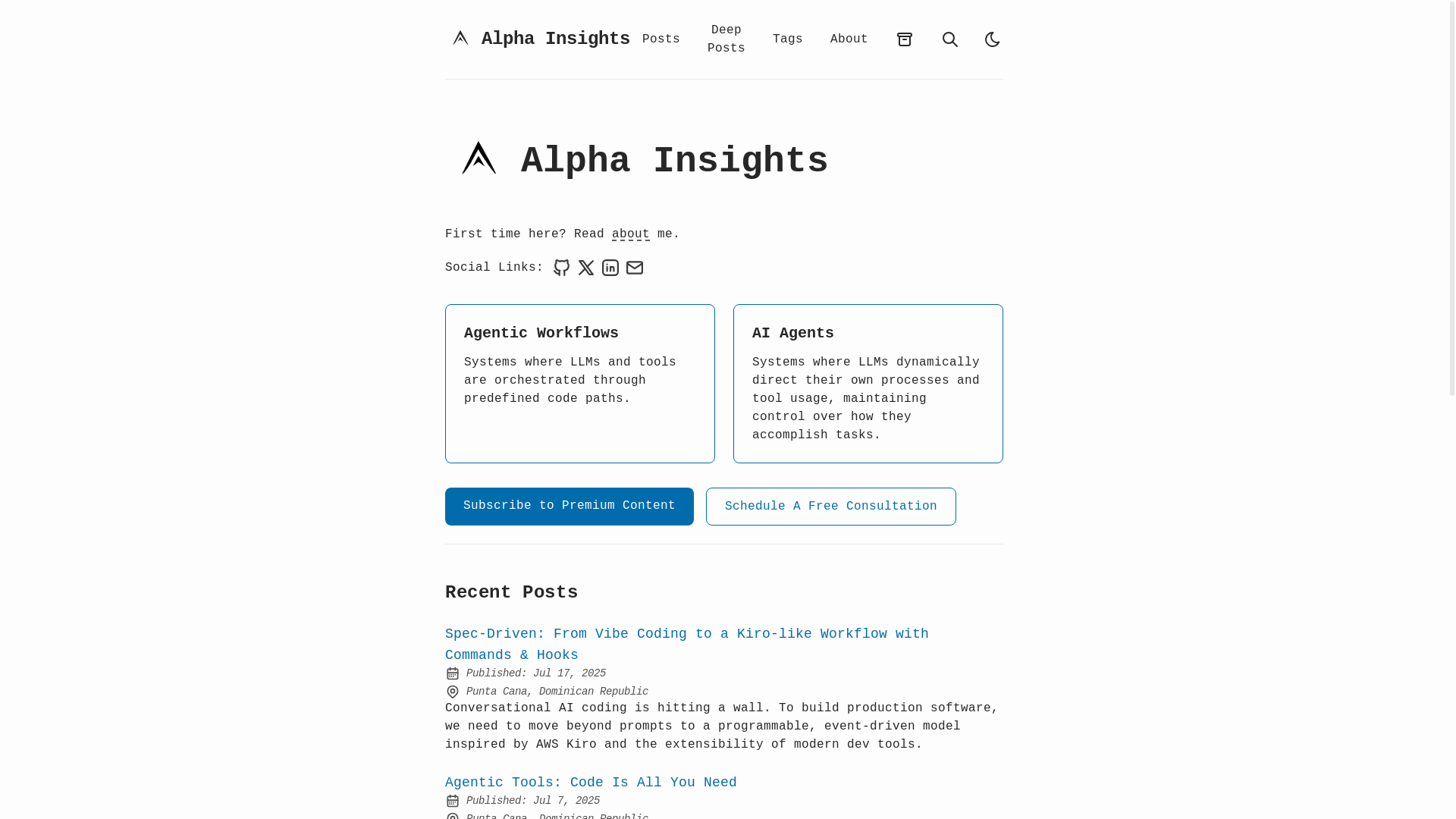 website screenshot of https://alpha-insights.pages.dev/