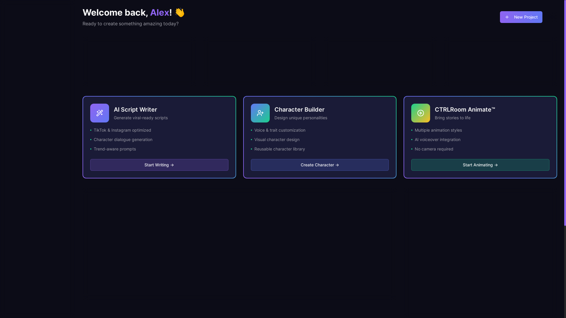 website screenshot of https://cr8tivctrl.com/